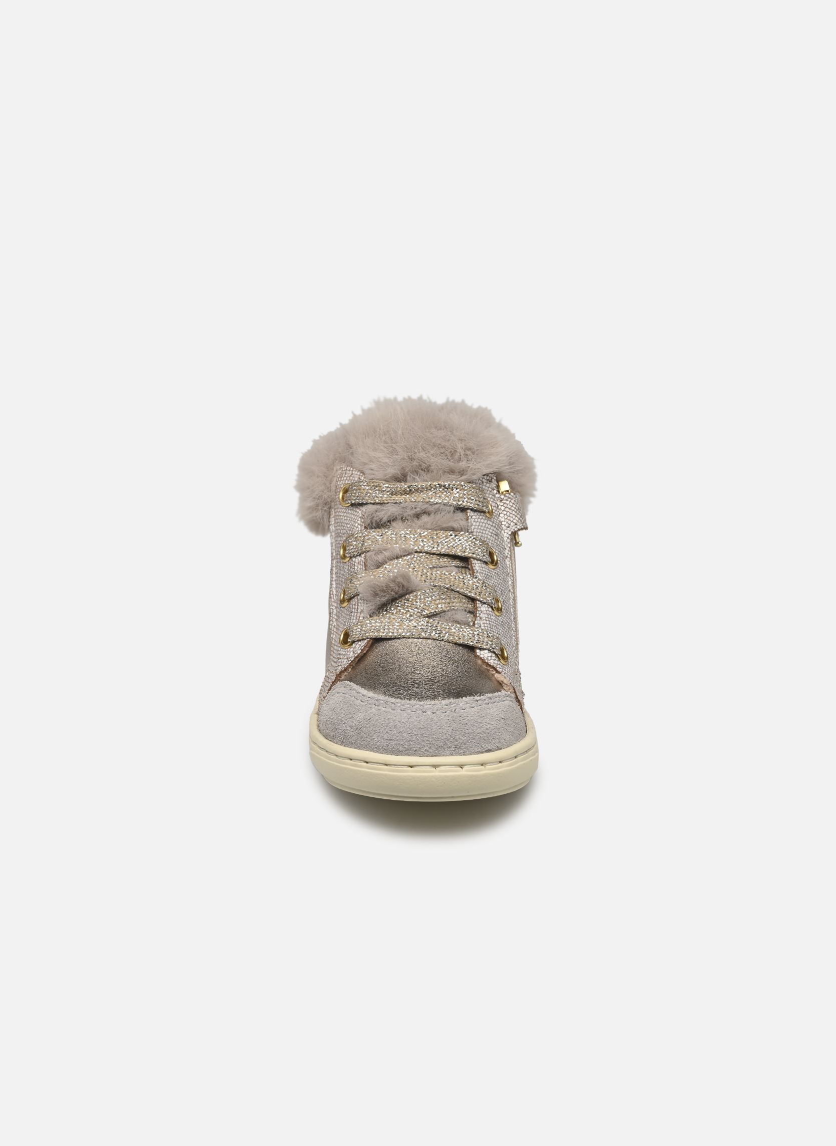 Schuhe für die ersten Schritte Bouba Zip Hair mädchen gold und bronze Shoo Pom Schuhe für die ersten Schritte Bouba Zip Hair mädchen gold und bronze LIGHT BRONZE-TAUPE