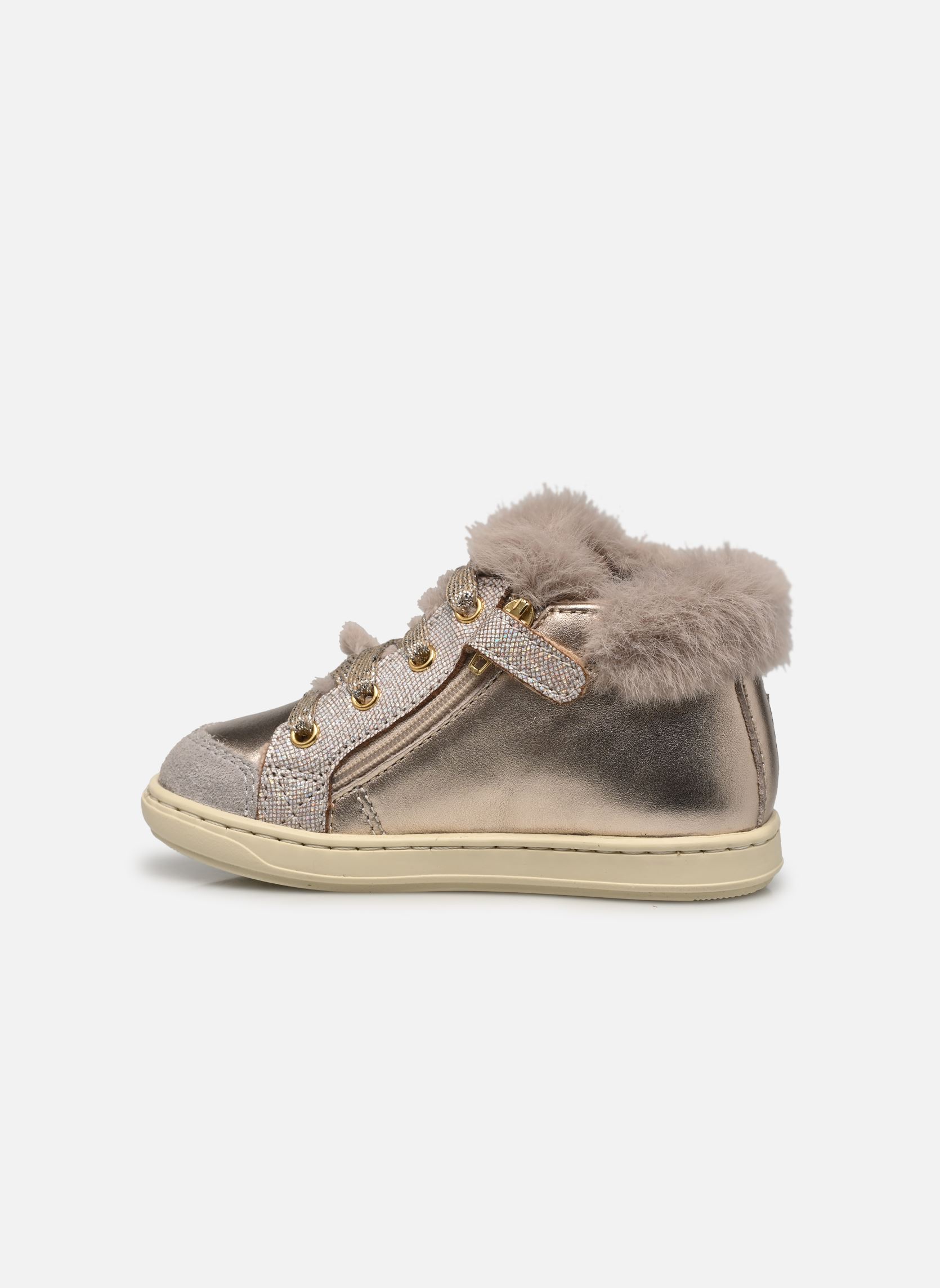 Schuhe für die ersten Schritte Bouba Zip Hair mädchen gold und bronze Shoo Pom Schuhe für die ersten Schritte Bouba Zip Hair mädchen gold und bronze LIGHT BRONZE-TAUPE