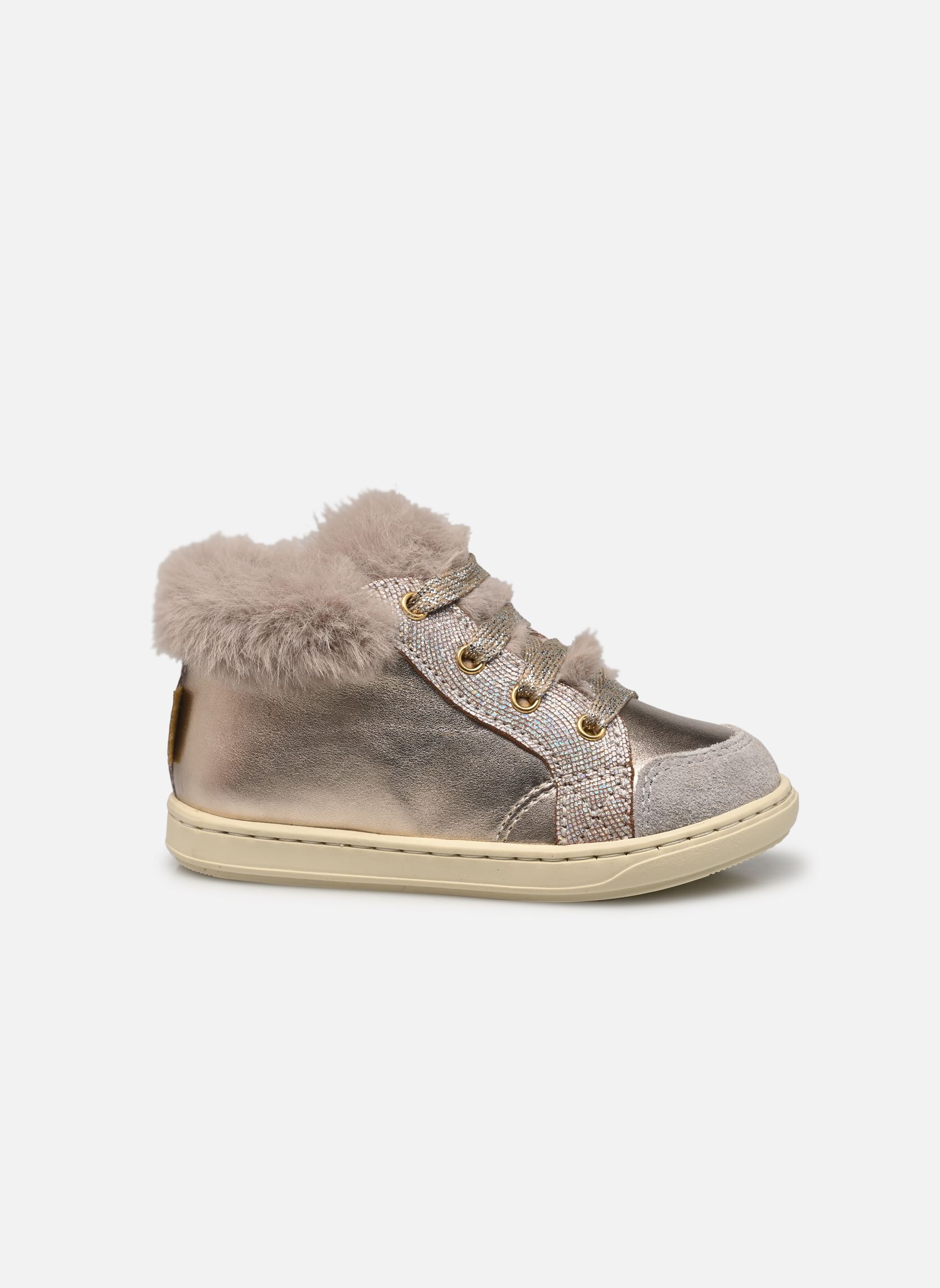 Schuhe für die ersten Schritte Bouba Zip Hair mädchen gold und bronze Shoo Pom Schuhe für die ersten Schritte Bouba Zip Hair mädchen gold und bronze LIGHT BRONZE-TAUPE