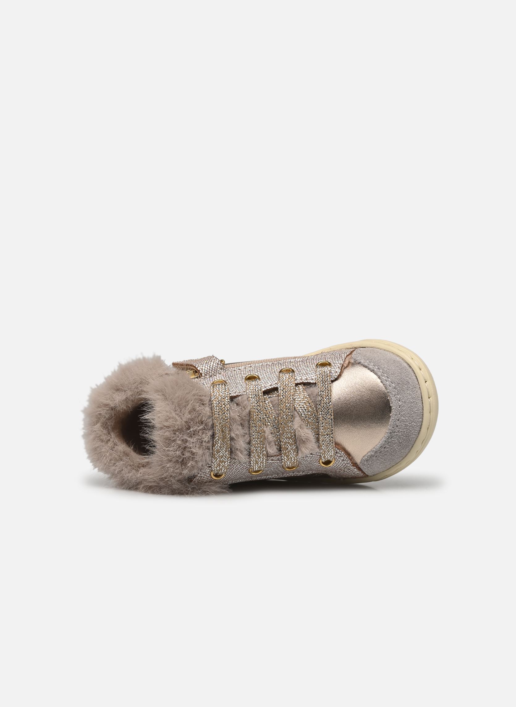 Schuhe für die ersten Schritte Bouba Zip Hair mädchen gold und bronze Shoo Pom Schuhe für die ersten Schritte Bouba Zip Hair mädchen gold und bronze LIGHT BRONZE-TAUPE