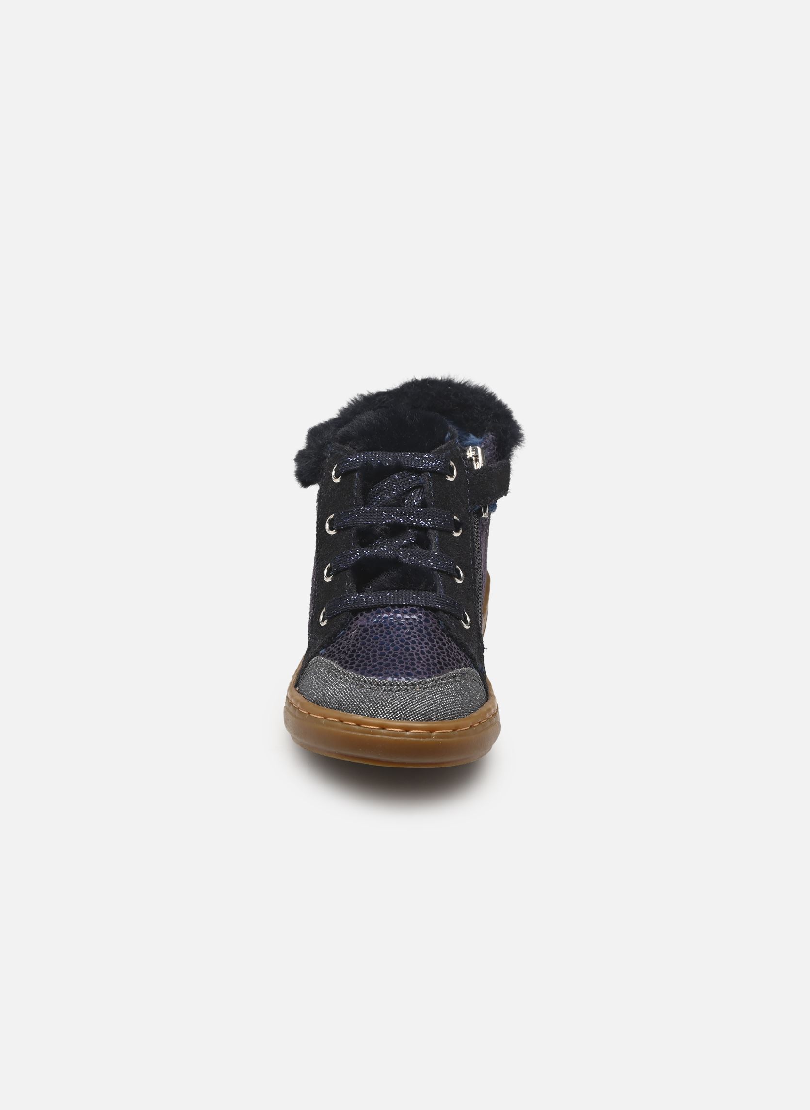 Chaussures premiers pas Bouba Zip Hair fille bleu Shoo Pom Chaussures premiers pas Bouba Zip Hair fille bleu NAVY 2