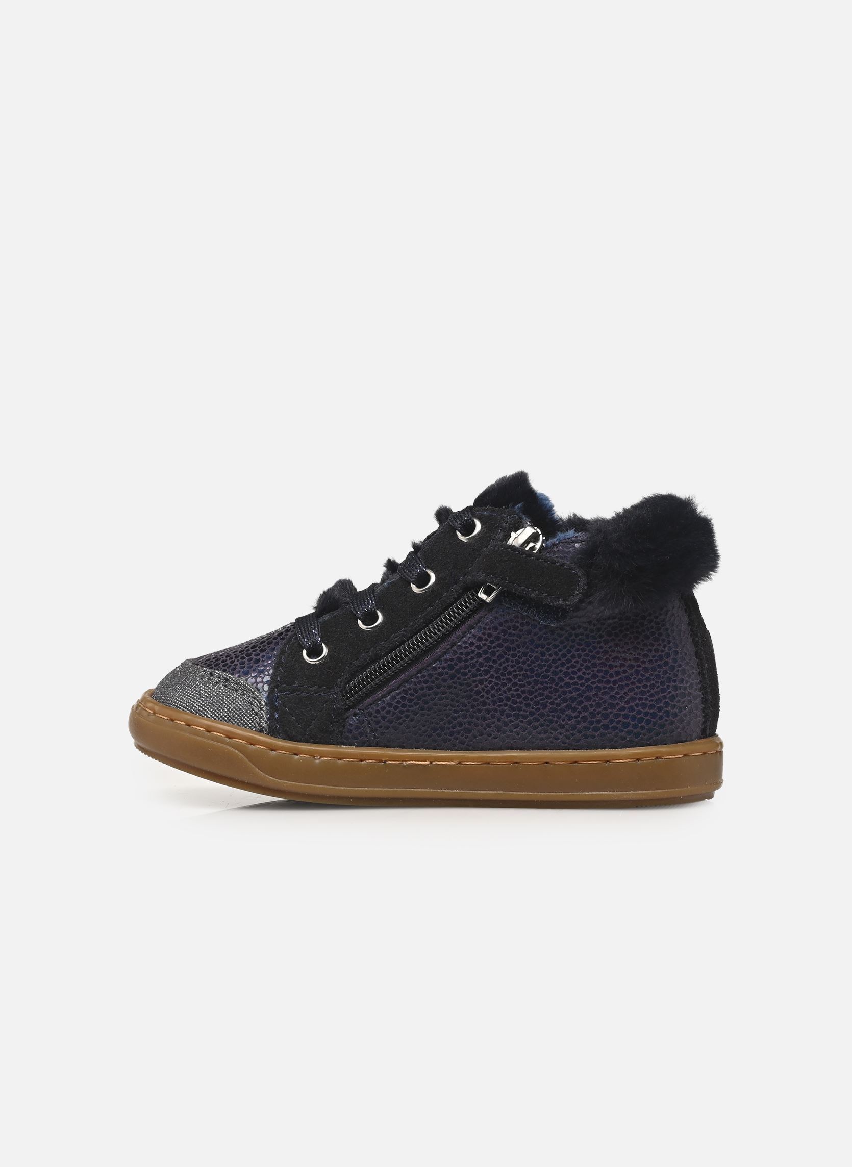 Chaussures premiers pas Bouba Zip Hair fille bleu Shoo Pom Chaussures premiers pas Bouba Zip Hair fille bleu NAVY 2