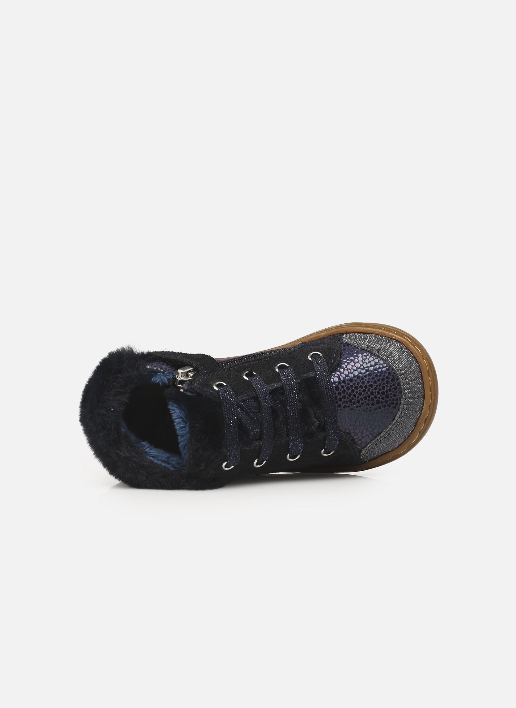 Chaussures premiers pas Bouba Zip Hair fille bleu Shoo Pom Chaussures premiers pas Bouba Zip Hair fille bleu NAVY 2