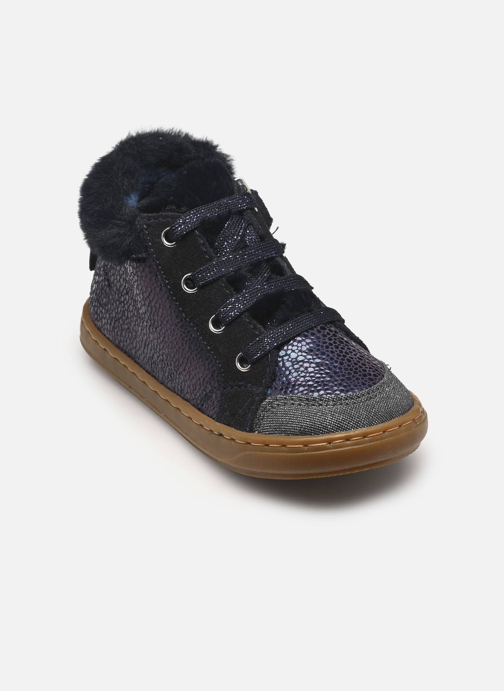 Chaussures premiers pas Bouba Zip Hair fille bleu Shoo Pom Chaussures premiers pas Bouba Zip Hair fille bleu NAVY 2