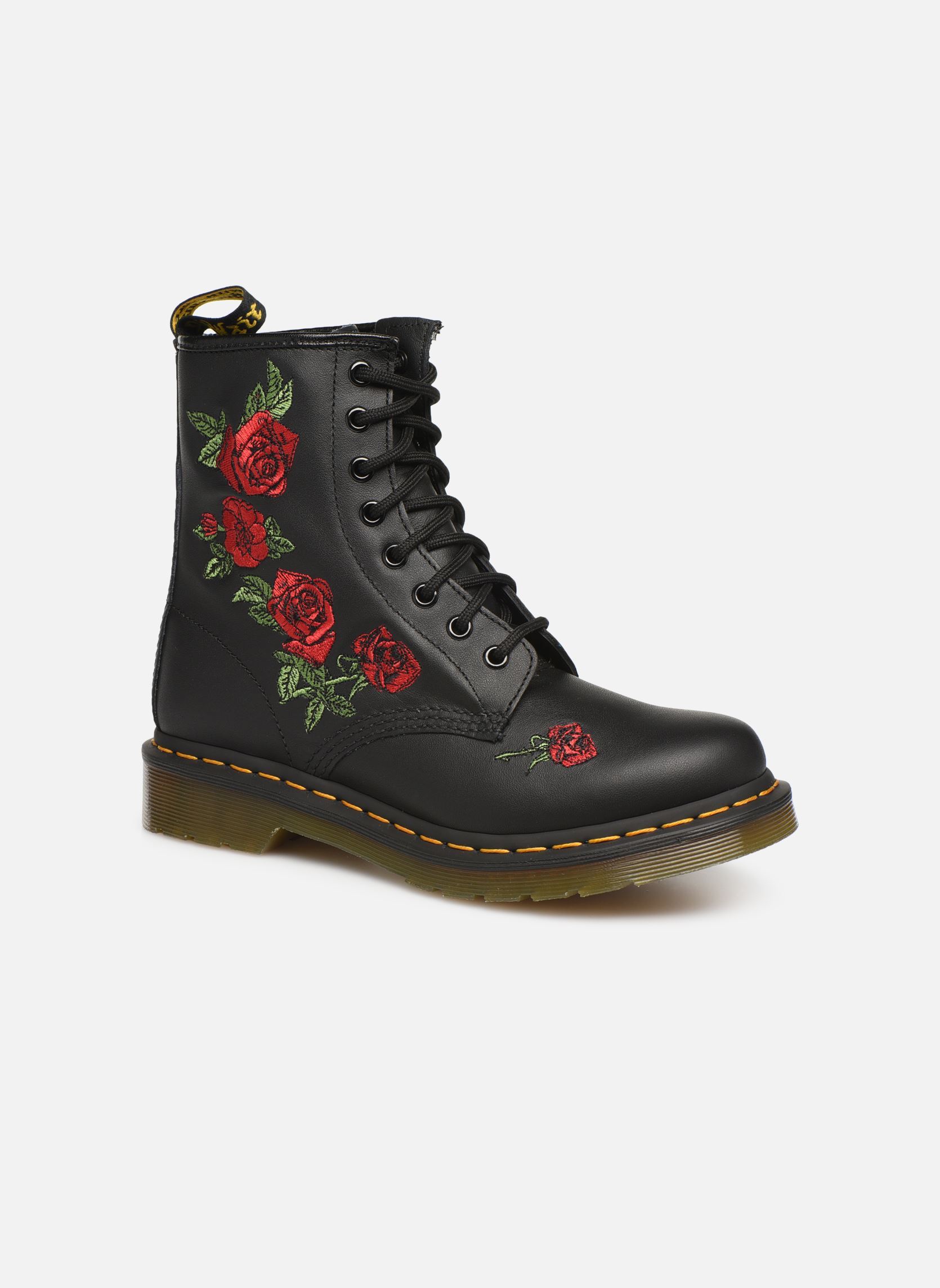 Bottines à lacets 1460 Vonda femme noir Dr. Martens Bottines à lacets 1460 Vonda femme noir BLACK SOFTY T
