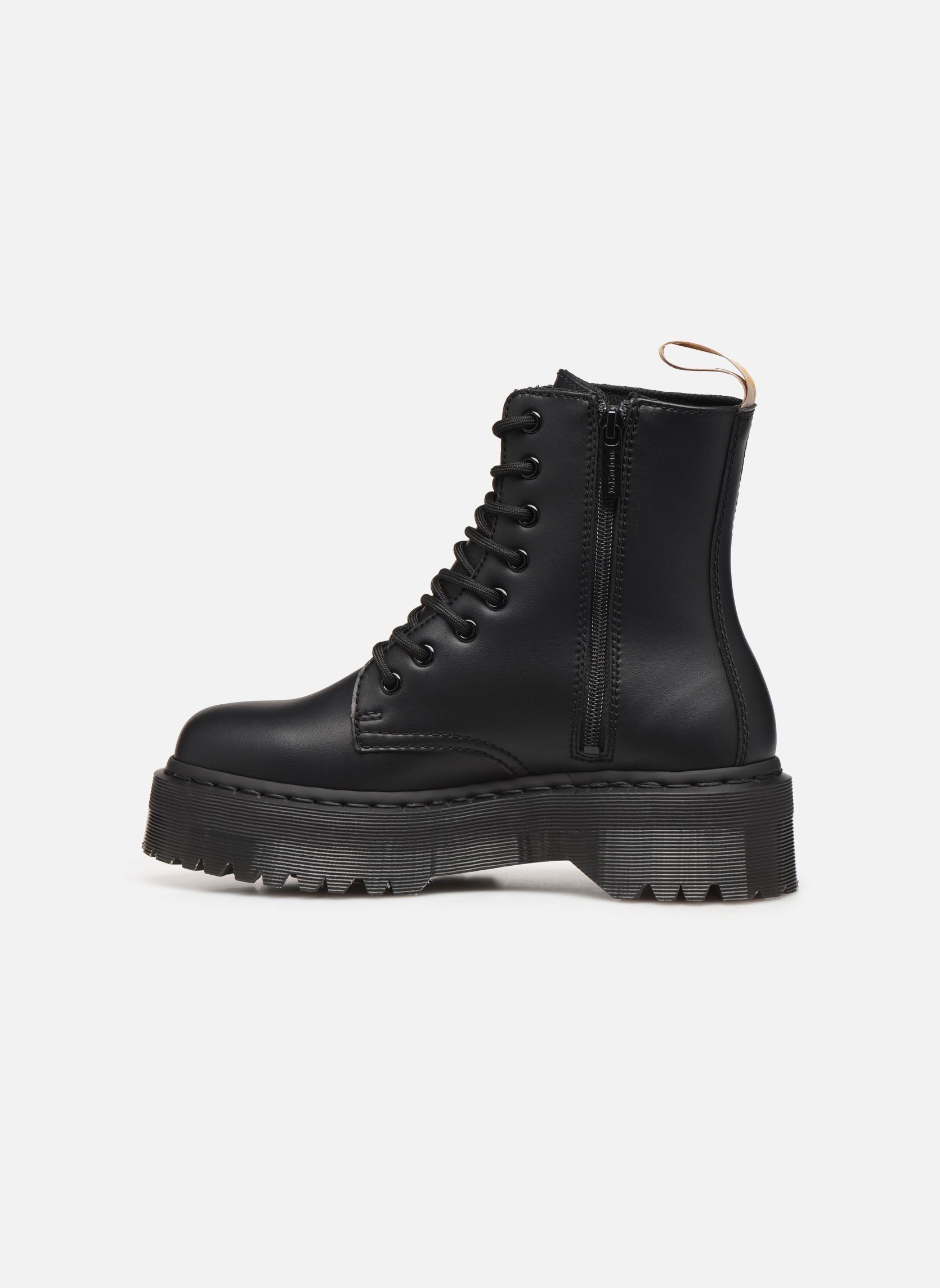 Geschnürte Stiefeletten Vegan Jadon II Mono damen schwarz Dr. Martens Geschnürte Stiefeletten Vegan Jadon II Mono damen schwarz BLACK
