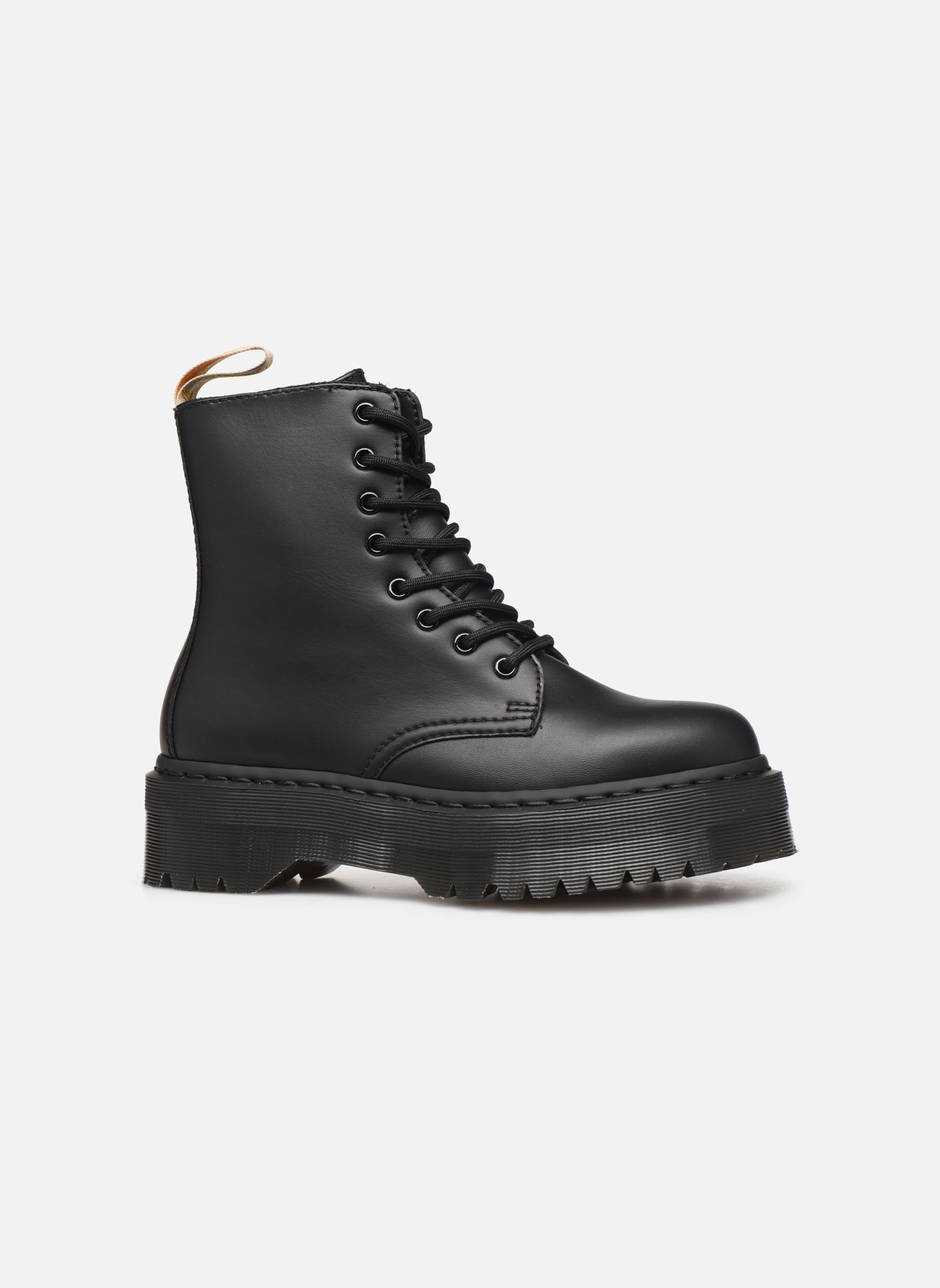 Geschnürte Stiefeletten Vegan Jadon II Mono damen schwarz Dr. Martens Geschnürte Stiefeletten Vegan Jadon II Mono damen schwarz BLACK