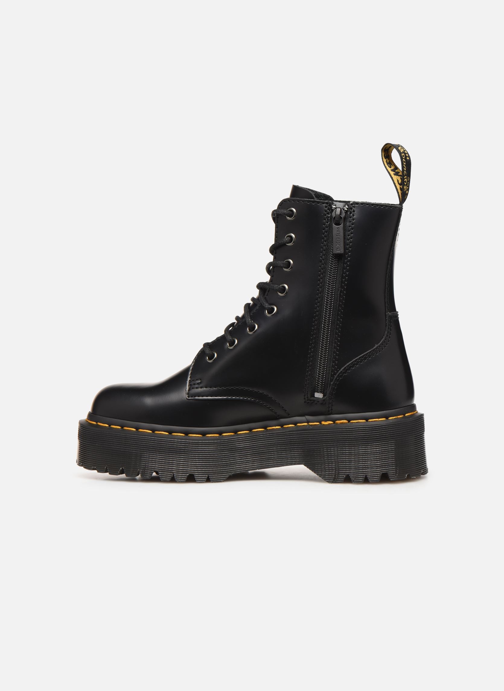 Geschnürte Stiefeletten Jadon schwarz Dr. Martens Geschnürte Stiefeletten Jadon schwarz BLACK POLISHED SMOOTH