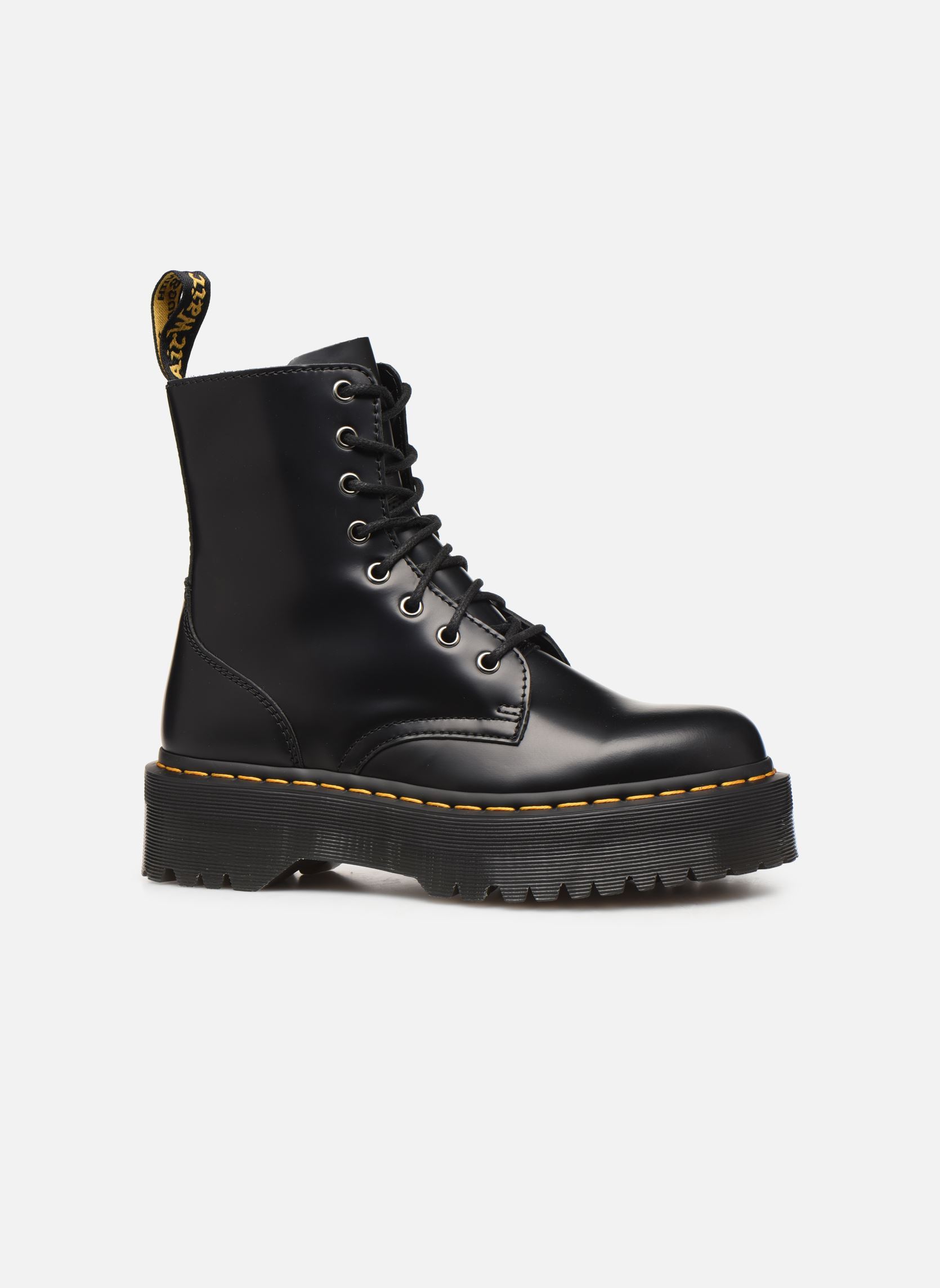 Geschnürte Stiefeletten Jadon schwarz Dr. Martens Geschnürte Stiefeletten Jadon schwarz BLACK POLISHED SMOOTH