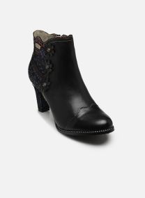 Niedrige Ankle Boots ALBANE 198 damen schwarz Laura Vita Niedrige Ankle Boots ALBANE 198 damen schwarz CHARBON