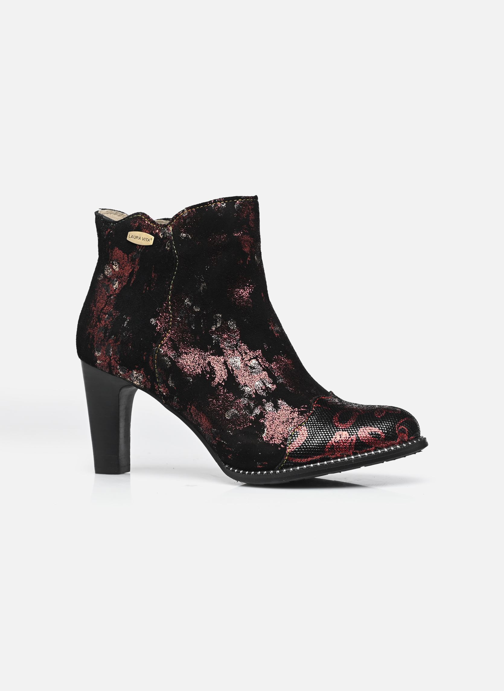 Niedrige Ankle Boots ALBANE 198 damen rot Laura Vita Niedrige Ankle Boots ALBANE 198 damen rot CORAIL