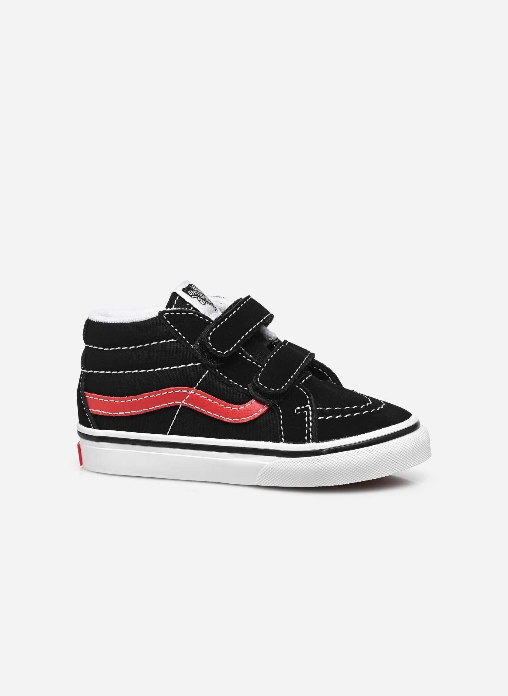 Niedrige Sneaker Td Sk8-Mid Reissue V schwarz Vans Niedrige Sneaker Td Sk8-Mid Reissue V schwarz RETRO POP BLACK/RED