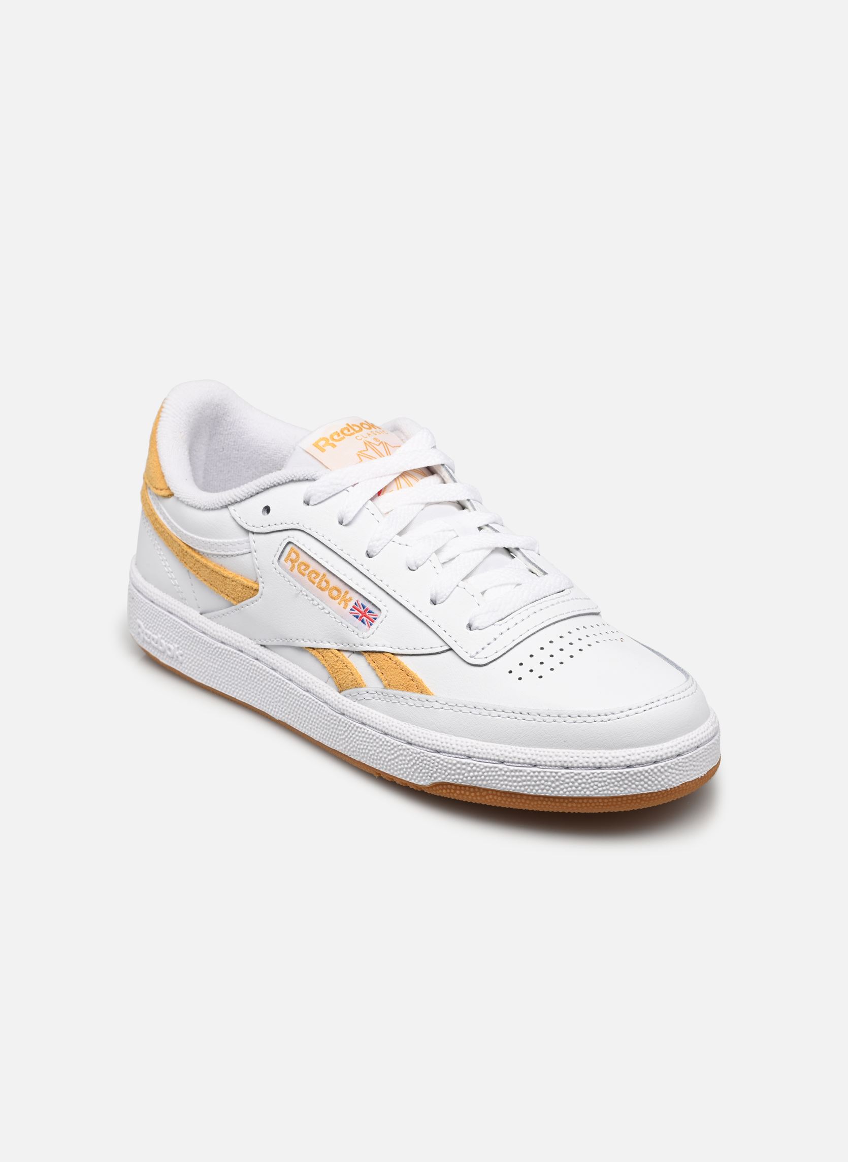 Reebok Club C Revenge Mixte Sneaker Fiercegold Clgtgreen - vue 5