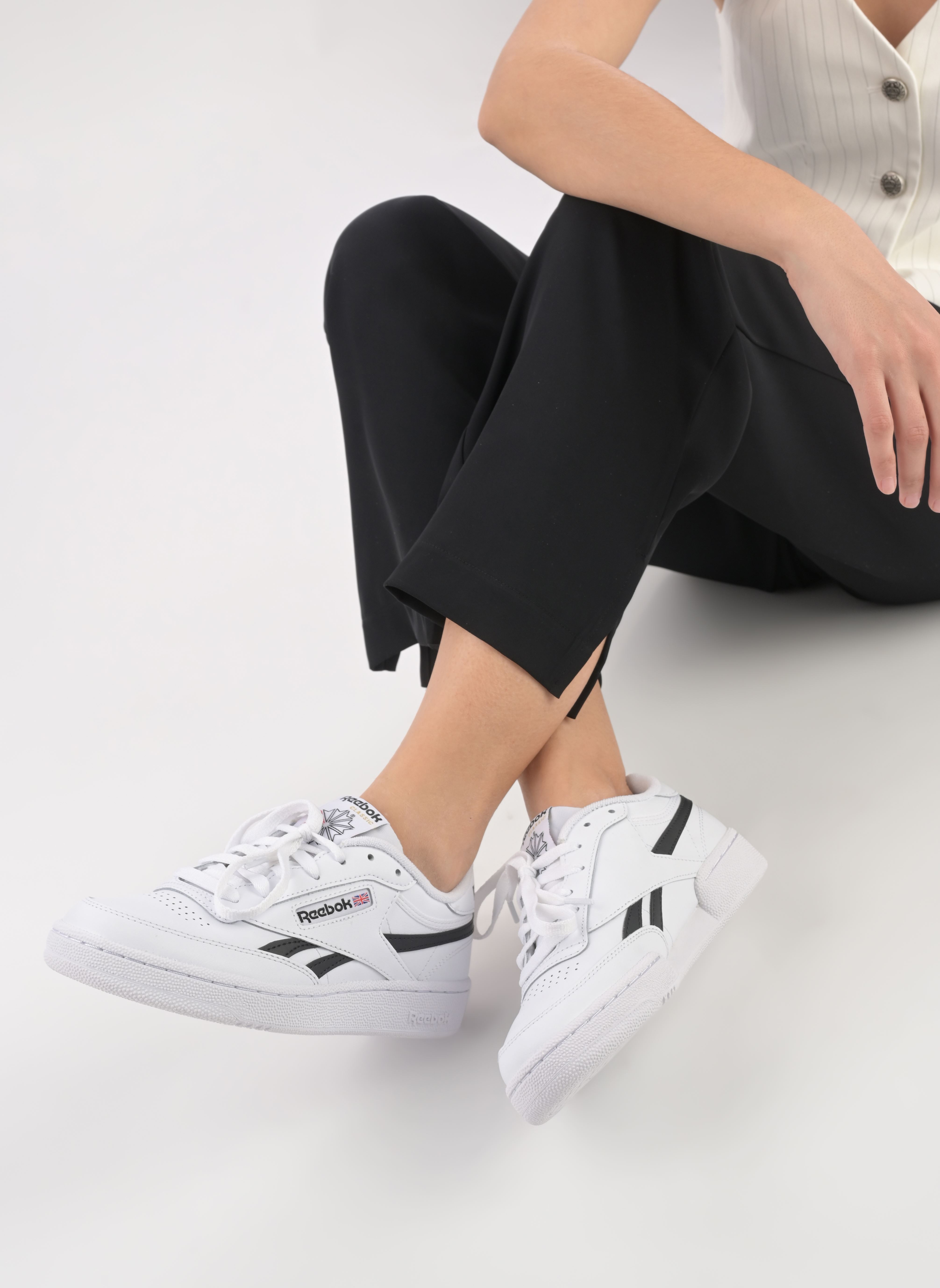 Baskets basses Club C Revenge W femme blanc Reebok Baskets basses Club C Revenge W femme blanc FtwwhtBlackFtwwht