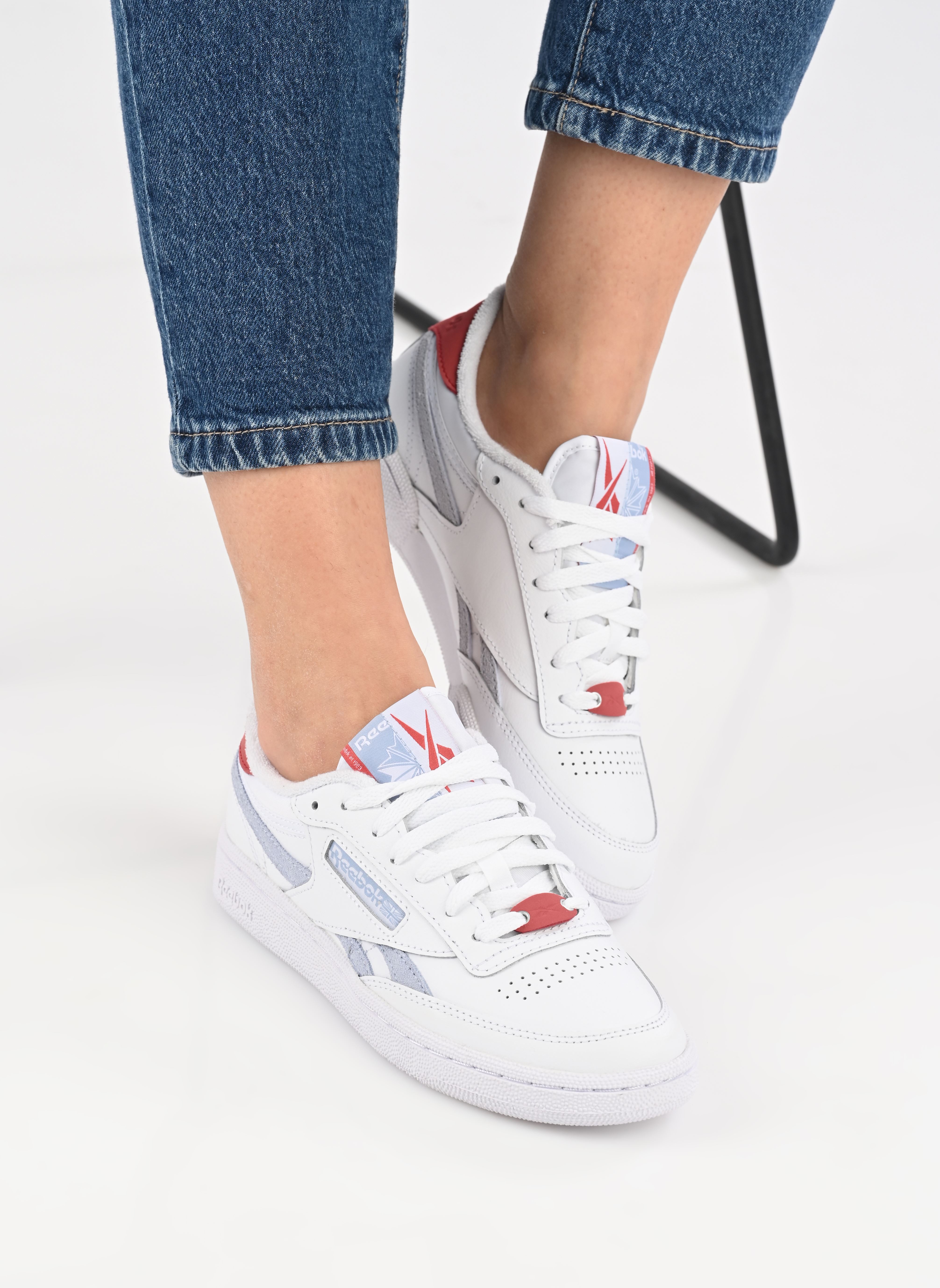 Niedrige Sneaker Club C Revenge W damen weiß Reebok Niedrige Sneaker Club C Revenge W damen weiß Ftwwht/Palblu/Astdus