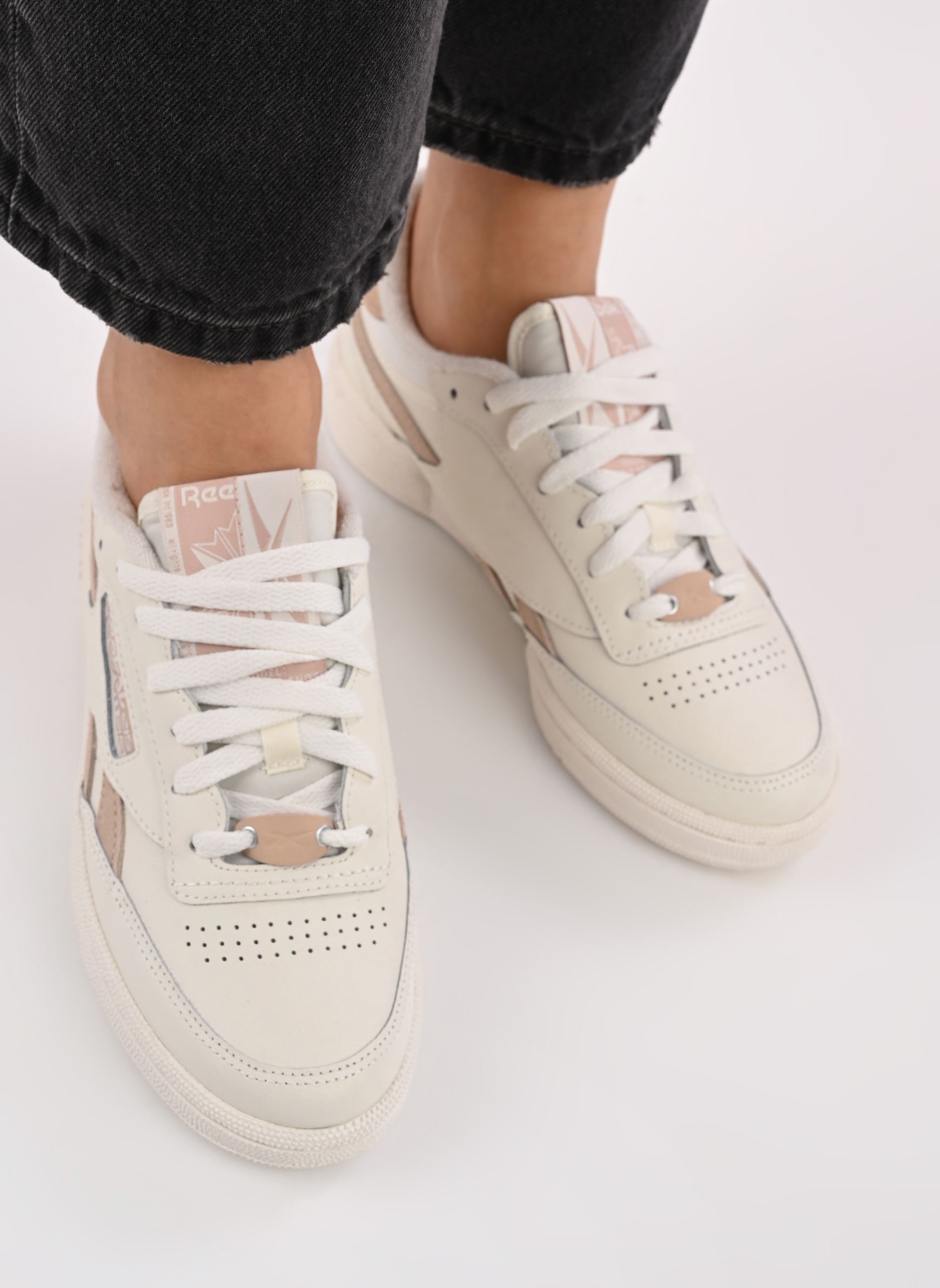 Niedrige Sneaker Club C Revenge W damen weiß Reebok Niedrige Sneaker Club C Revenge W damen weiß Chalk/Pinstu/Pinstu