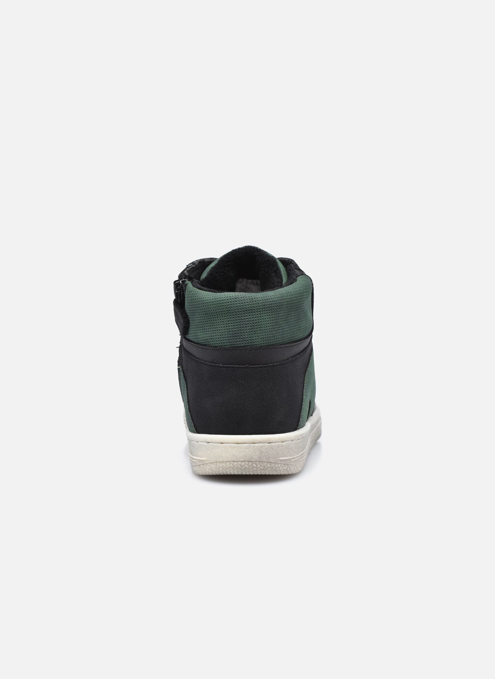 Baskets hautes Lowell garçon noir Kickers Baskets hautes Lowell garçon noir NOIR VERT