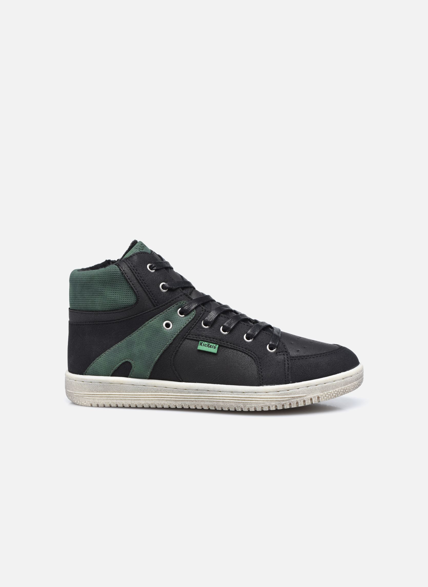 Baskets hautes Lowell garçon noir Kickers Baskets hautes Lowell garçon noir NOIR VERT