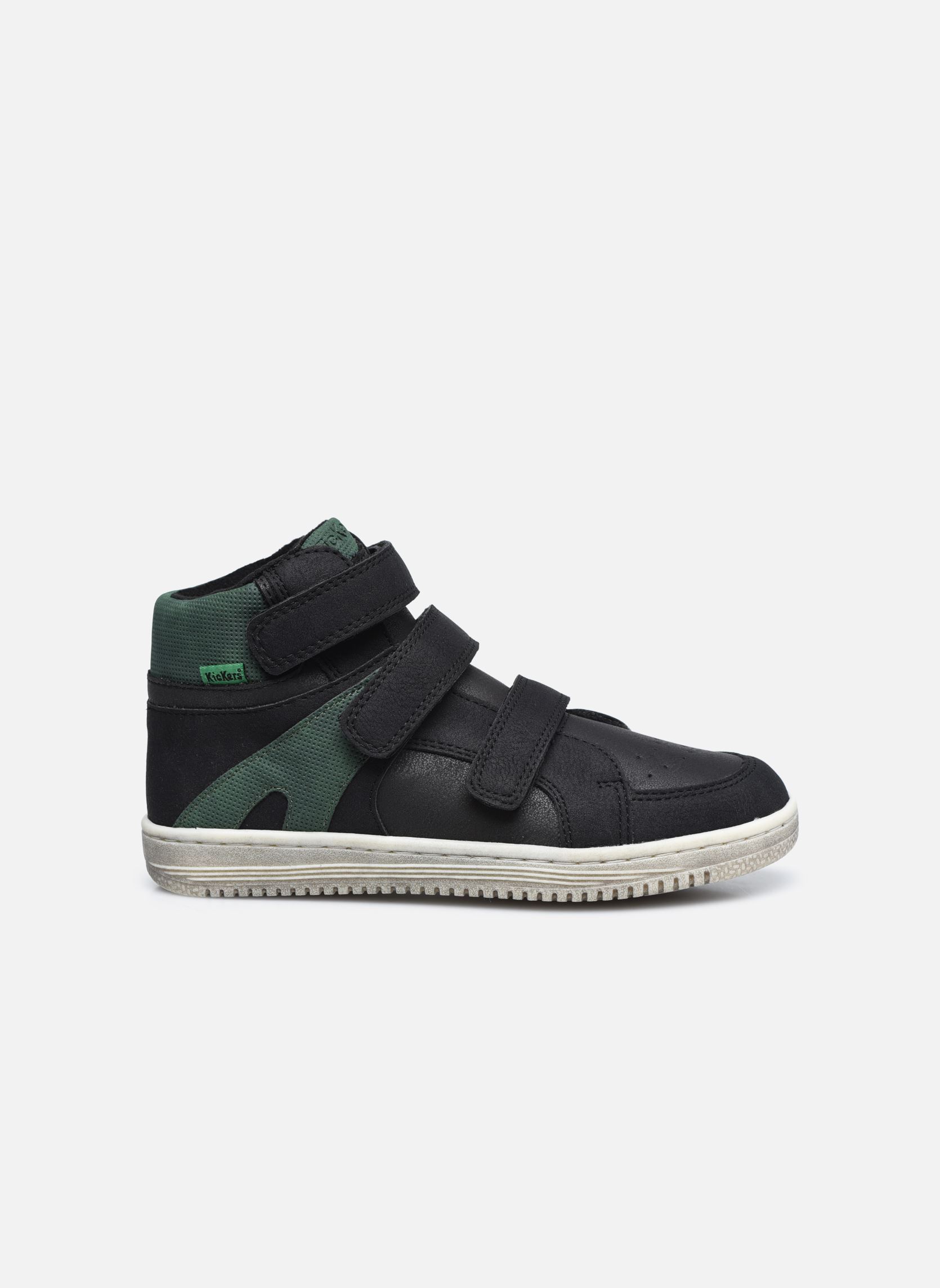 Baskets hautes Lohan garçon noir Kickers Baskets hautes Lohan garçon noir NOIR VERT