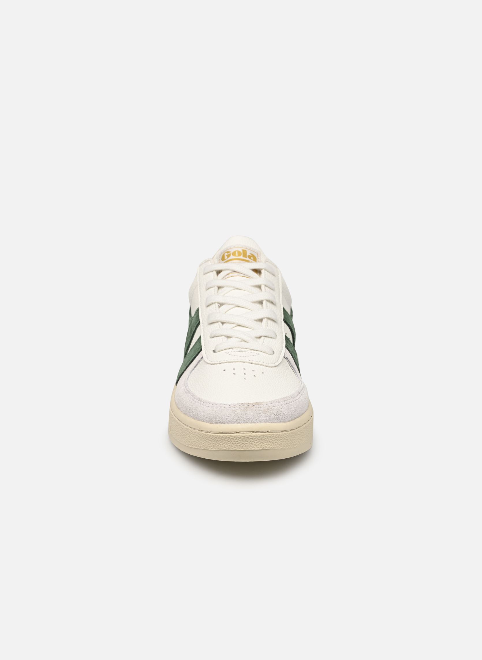 Niedrige Sneaker Grandslam Trident damen weiß Gola Niedrige Sneaker Grandslam Trident damen weiß WHITE/EVERGREEN/SUN