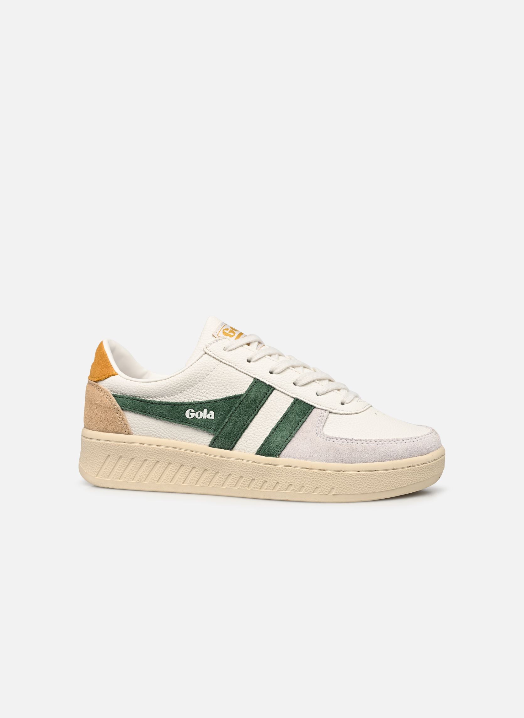 Niedrige Sneaker Grandslam Trident damen weiß Gola Niedrige Sneaker Grandslam Trident damen weiß WHITE/EVERGREEN/SUN