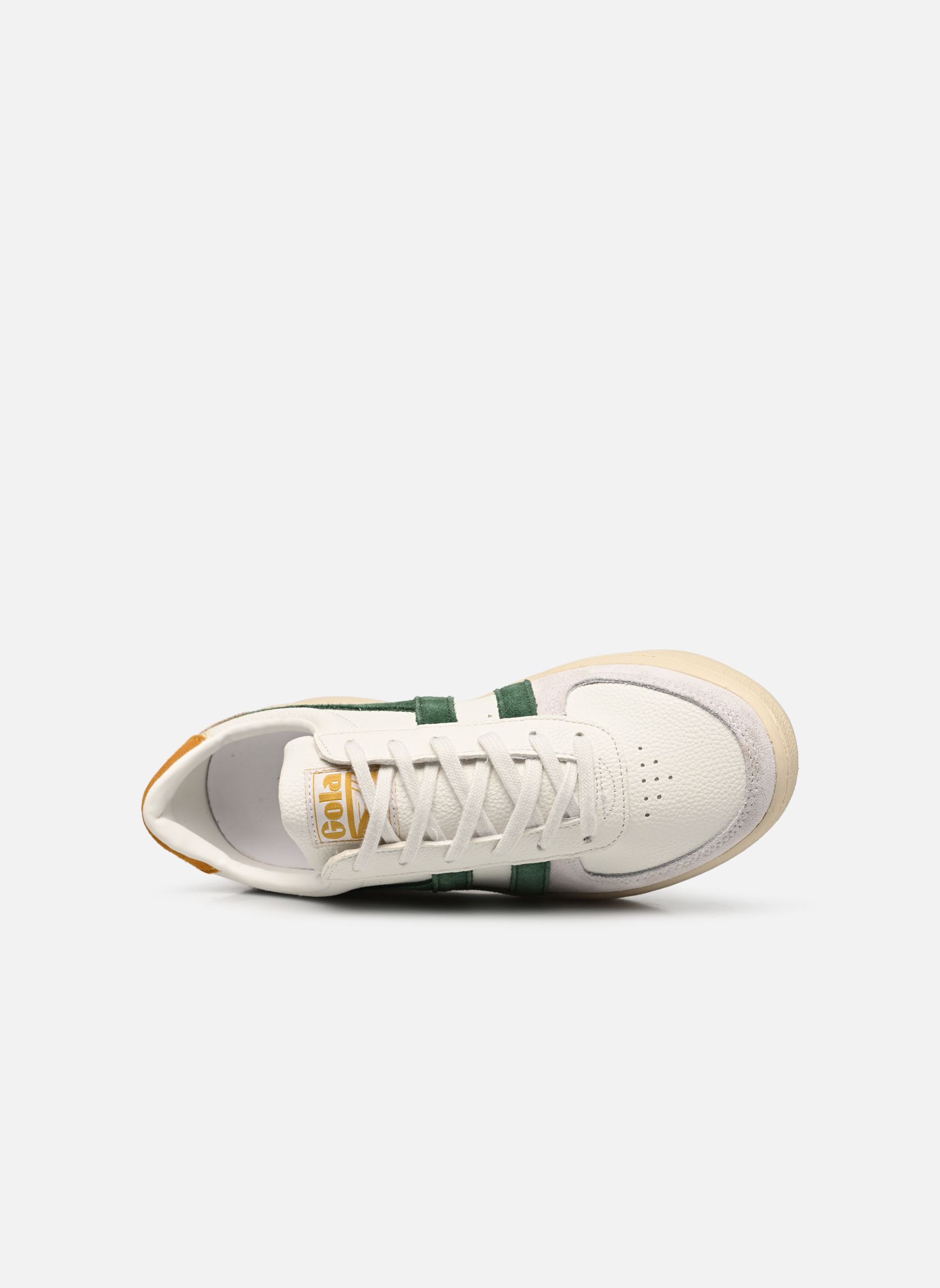 Niedrige Sneaker Grandslam Trident damen weiß Gola Niedrige Sneaker Grandslam Trident damen weiß WHITE/EVERGREEN/SUN