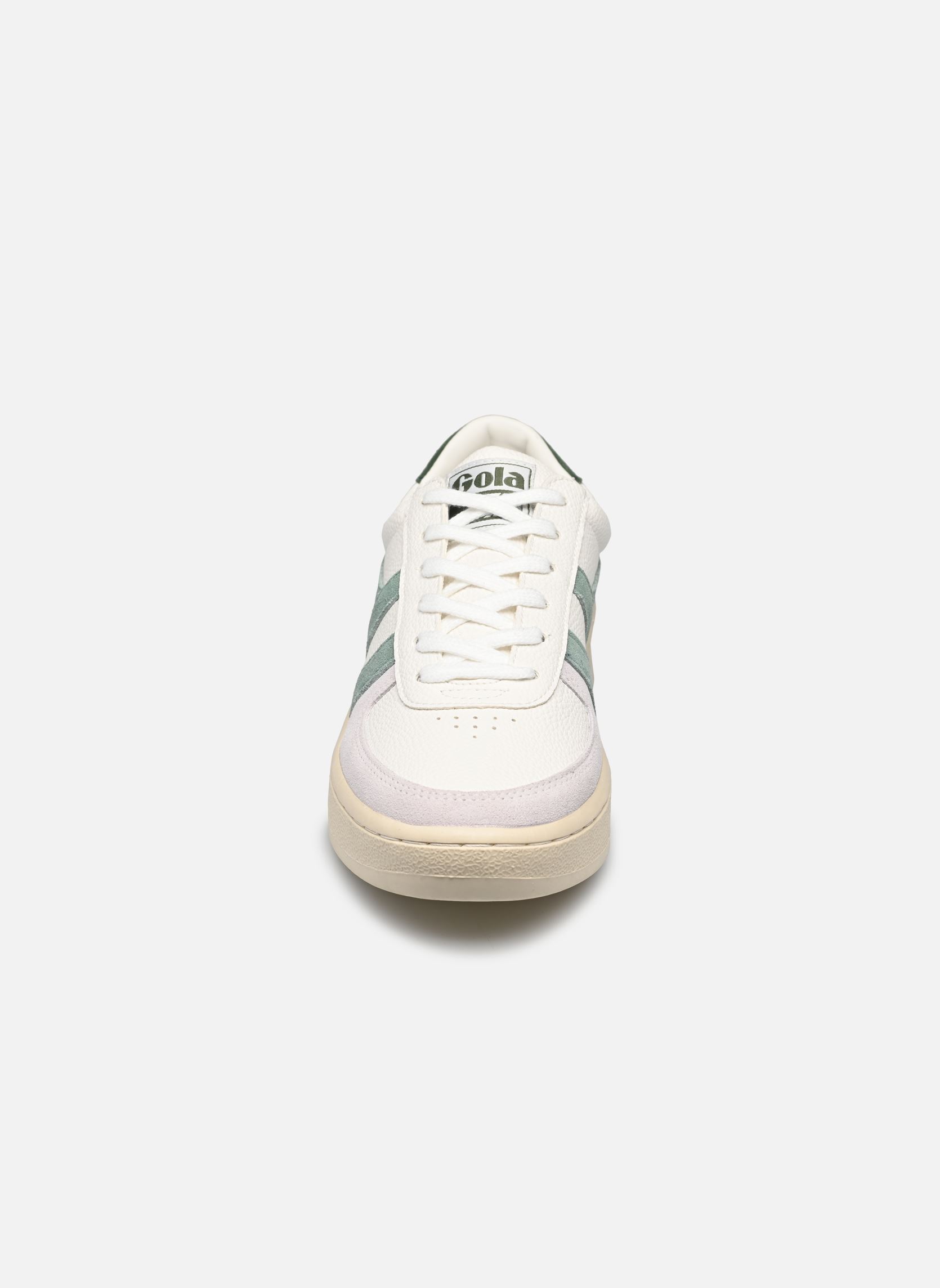 Niedrige Sneaker Grandslam Trident damen mehrfarbig Gola Niedrige Sneaker Grandslam Trident damen mehrfarbig WHITEGREEN MISTEVERGREEN