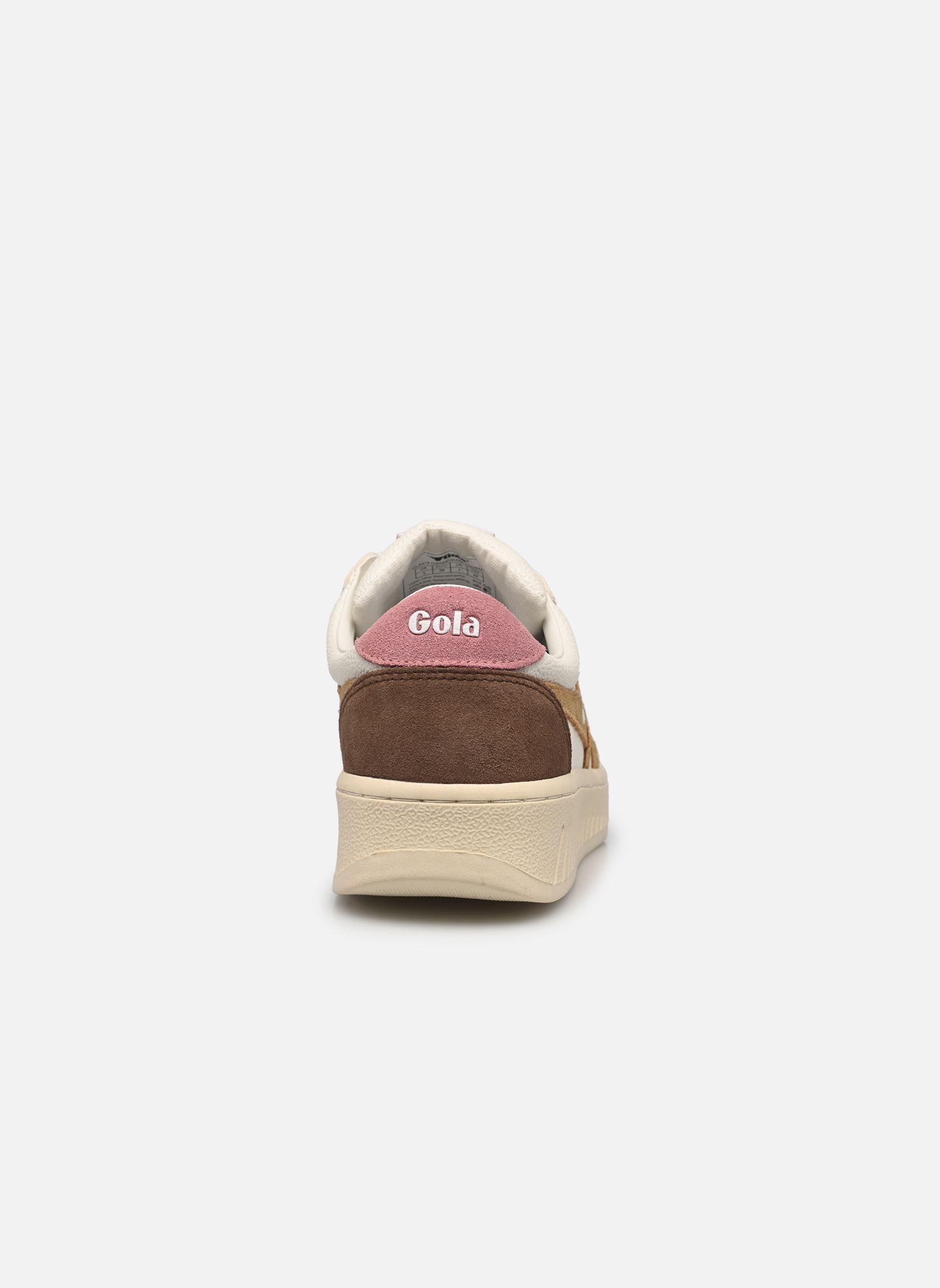 Baskets basses Grandslam Trident femme blanc Gola Baskets basses Grandslam Trident femme blanc White/Brown Sugar/Dusty Rose