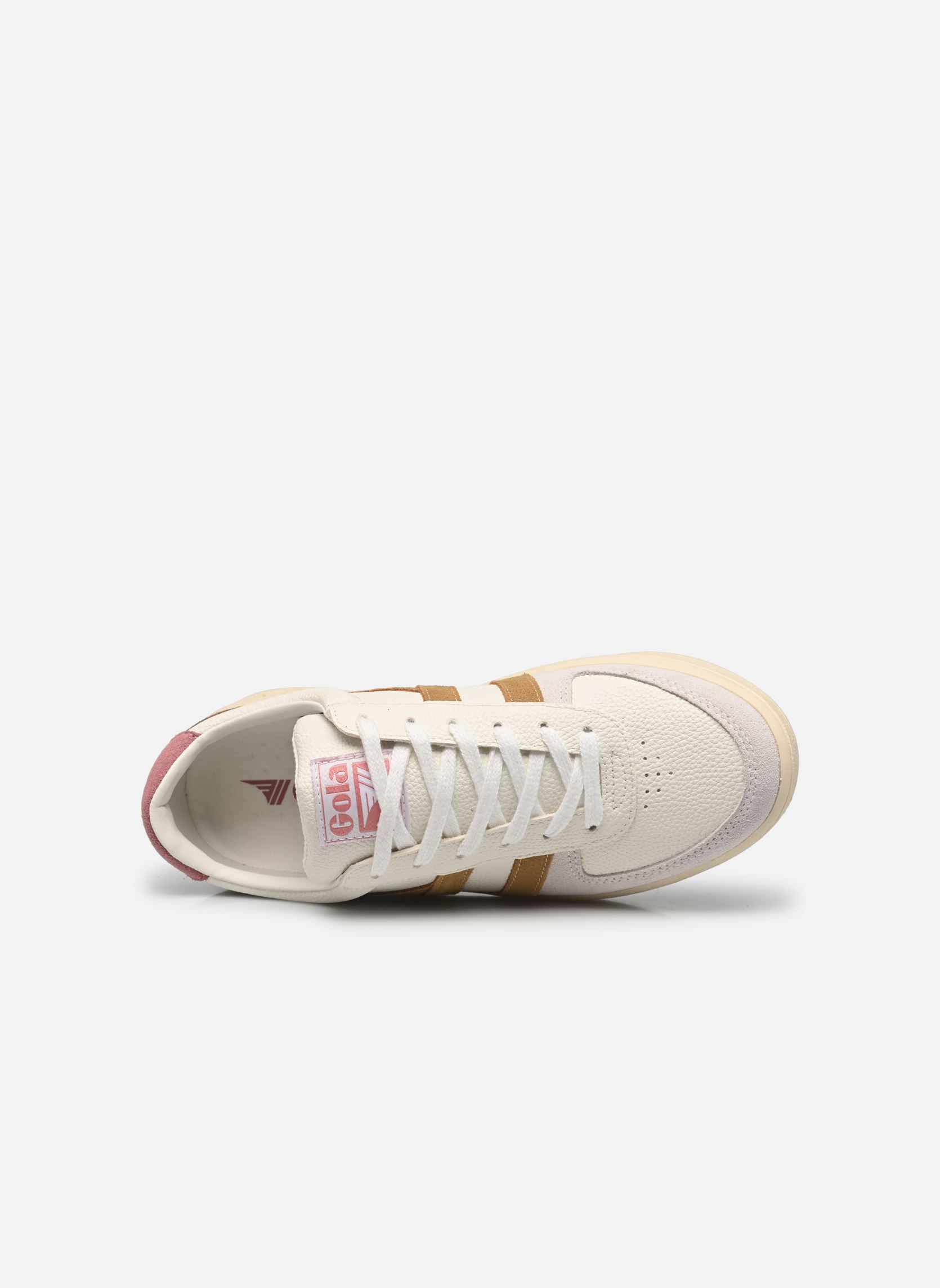 Baskets basses Grandslam Trident femme blanc Gola Baskets basses Grandslam Trident femme blanc White/Brown Sugar/Dusty Rose