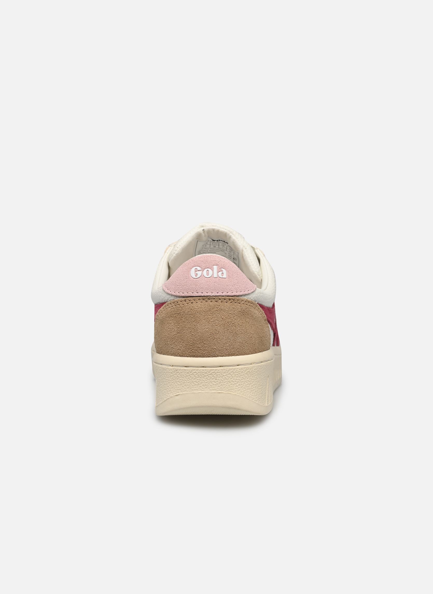 Lage sneakers Grandslam Trident dames wit Gola Lage sneakers Grandslam Trident dames wit White/Cerise/Chalk Pink