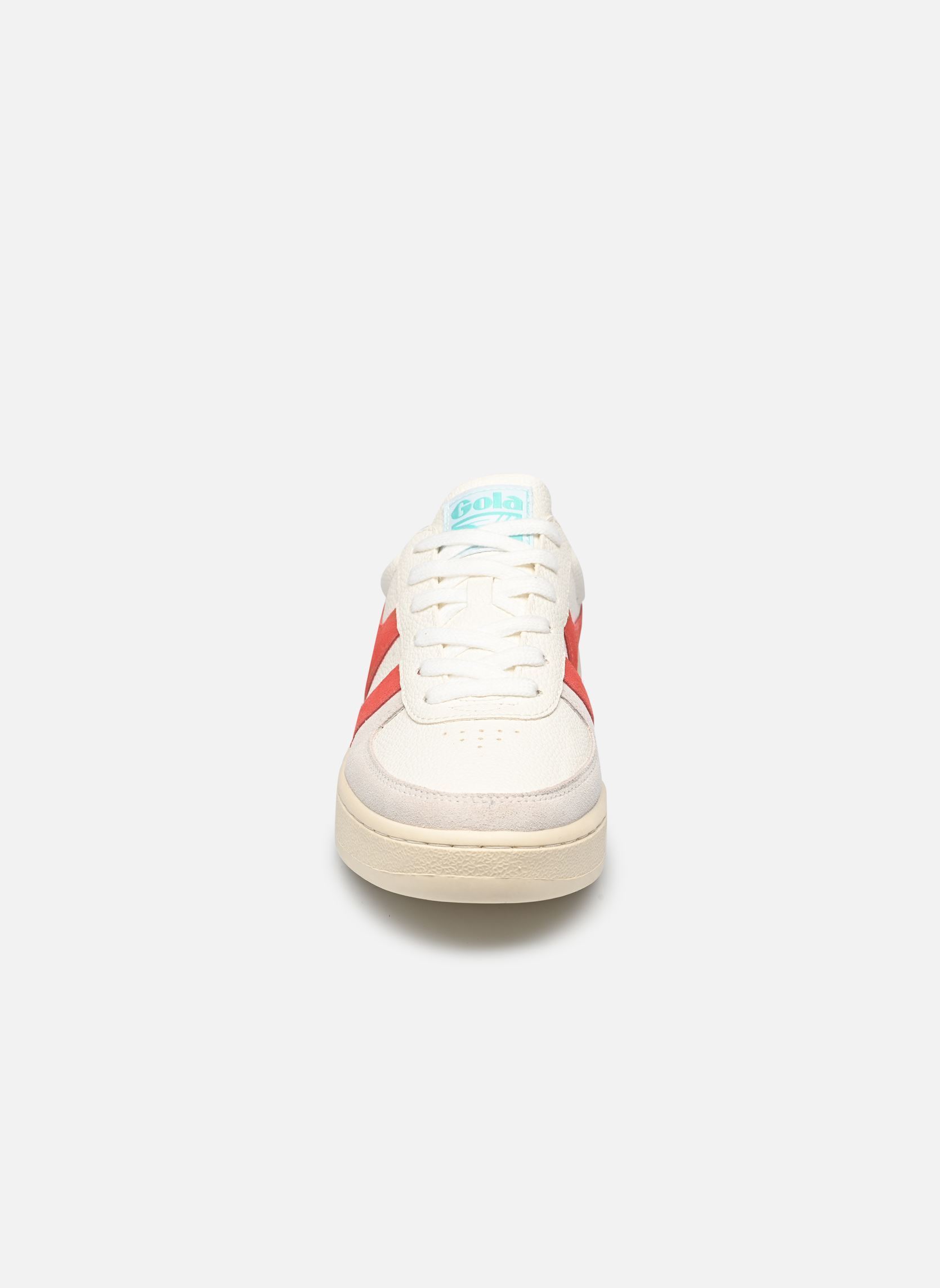 Baskets basses Grandslam Trident femme blanc Gola Baskets basses Grandslam Trident femme blanc White/Coral/Sea Mist