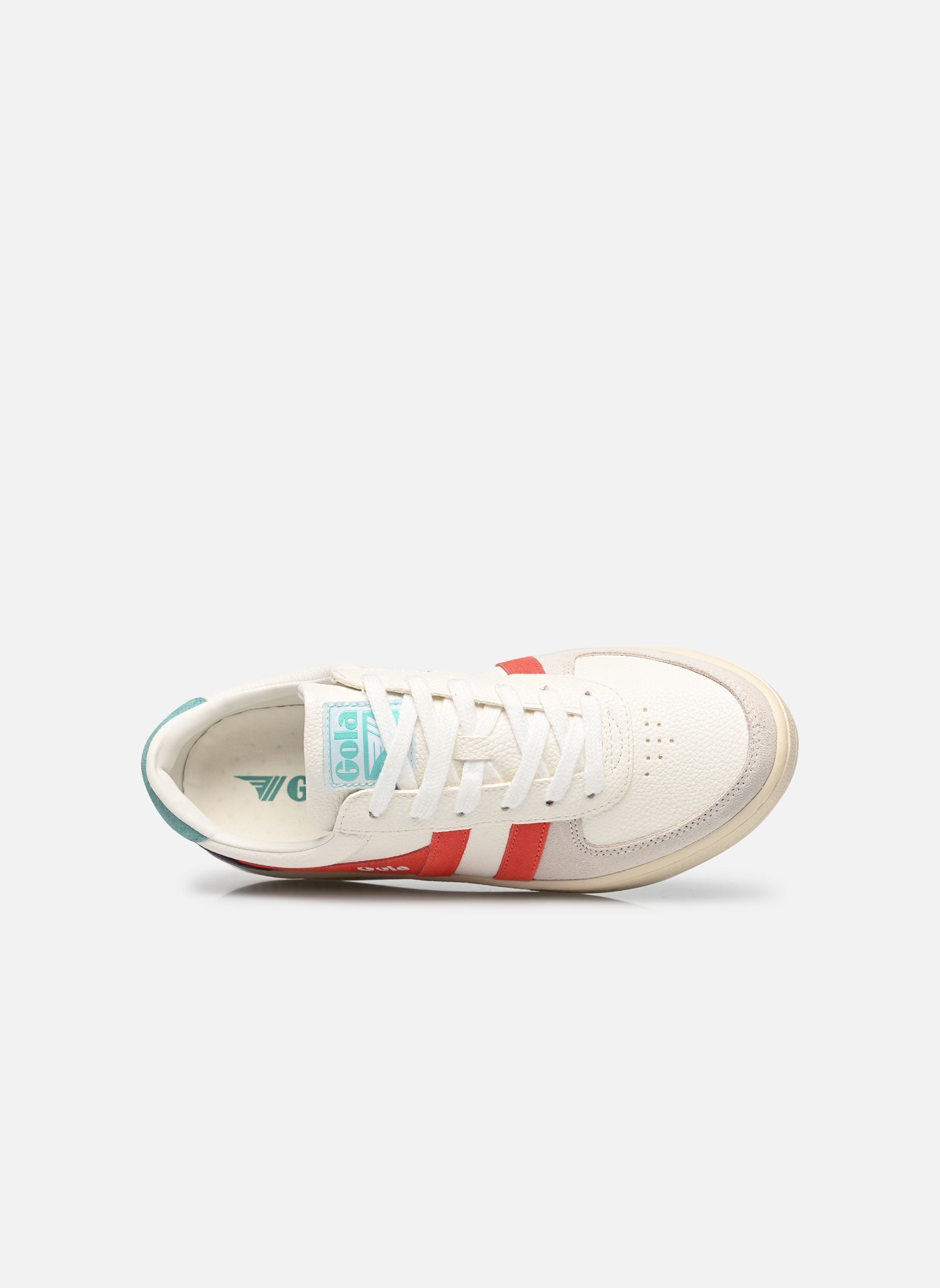 Baskets basses Grandslam Trident femme blanc Gola Baskets basses Grandslam Trident femme blanc White/Coral/Sea Mist