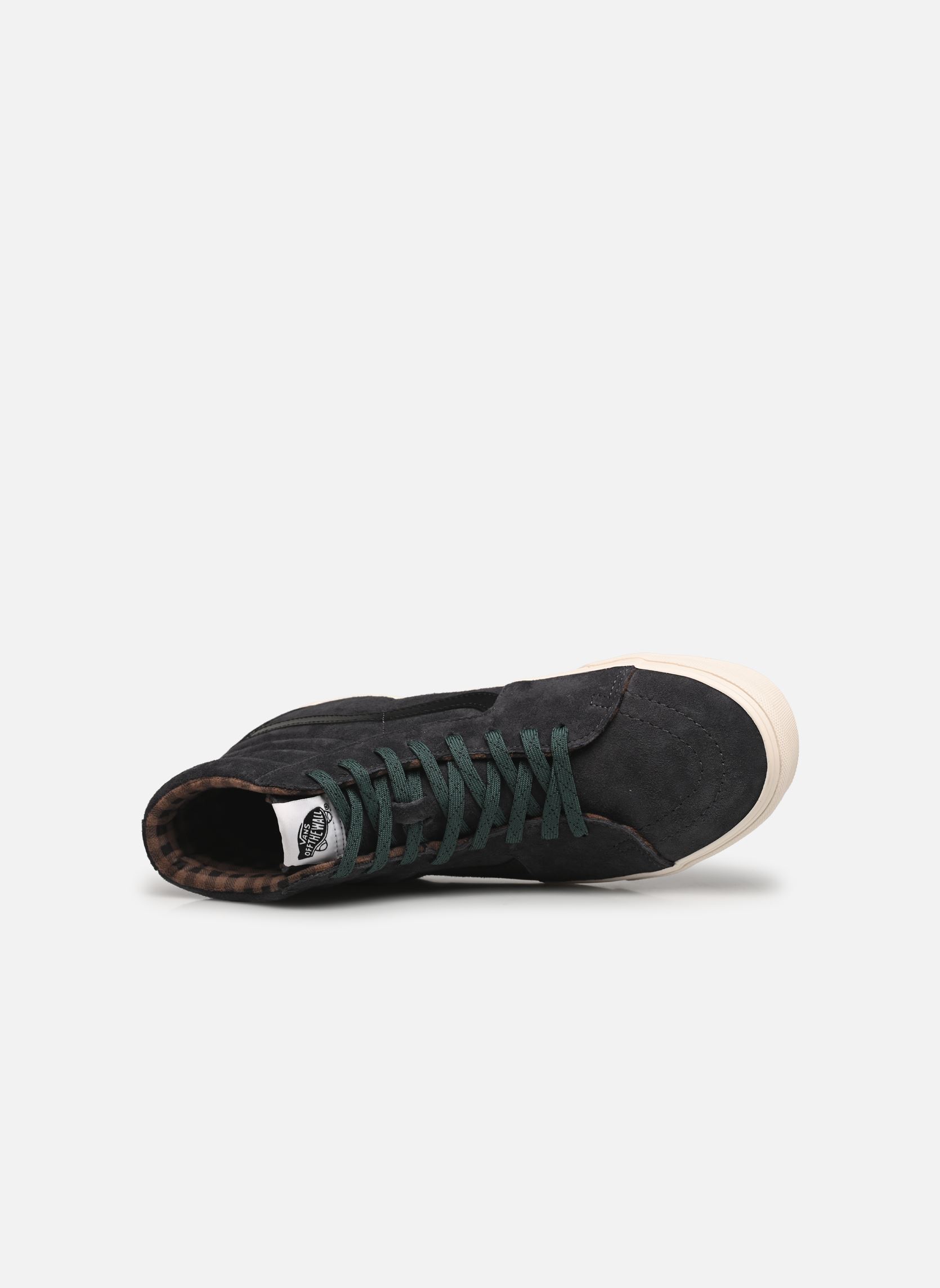 Niedrige Sneaker SK8-Hi M herren grau Vans Niedrige Sneaker SK8-Hi M herren grau PIG SUEDE PLAID GRAY/BLACK