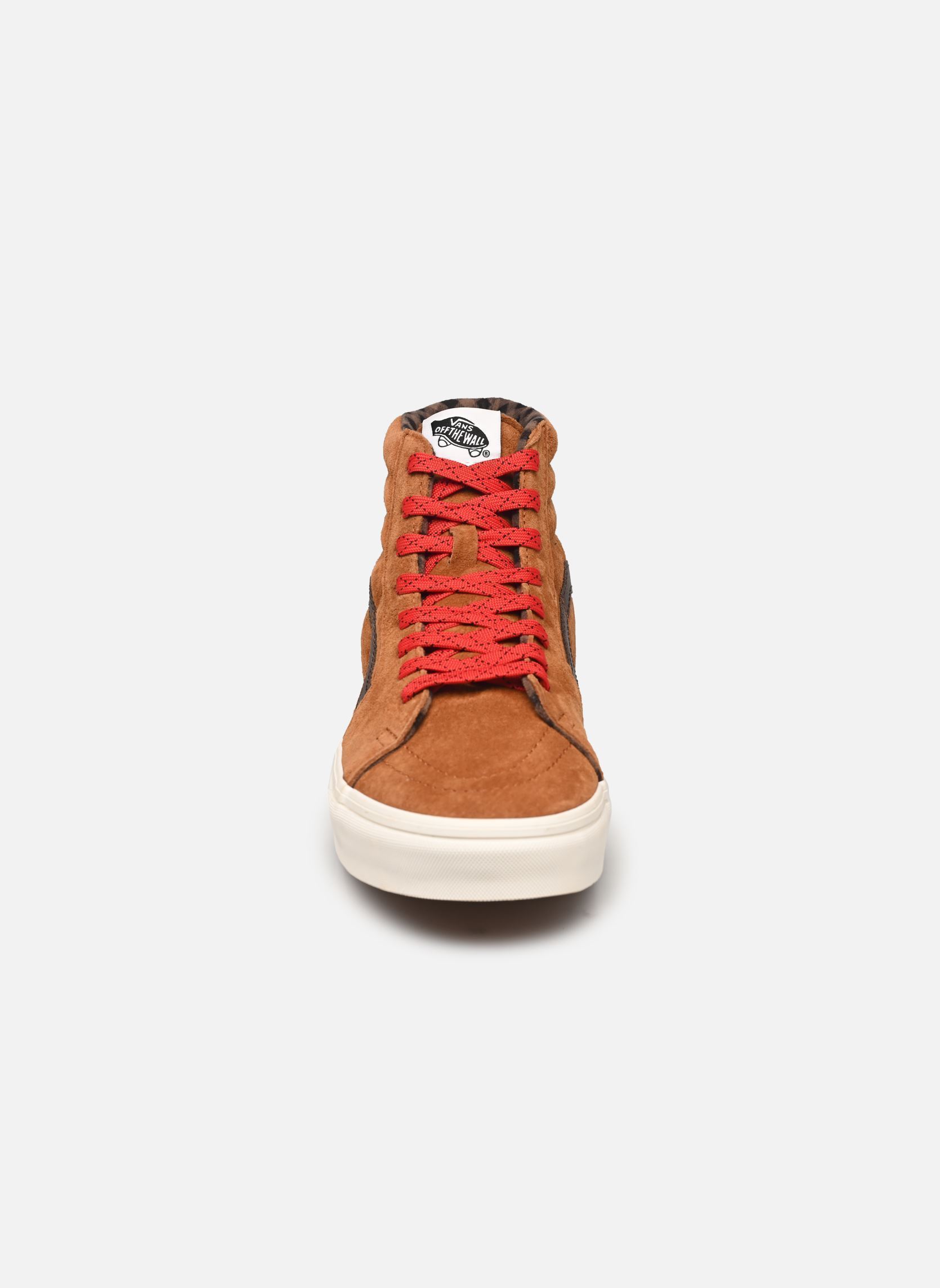 Niedrige Sneaker SK8-Hi M herren braun Vans Niedrige Sneaker SK8-Hi M herren braun PIG SUEDE PLAID GLAZED GINGER
