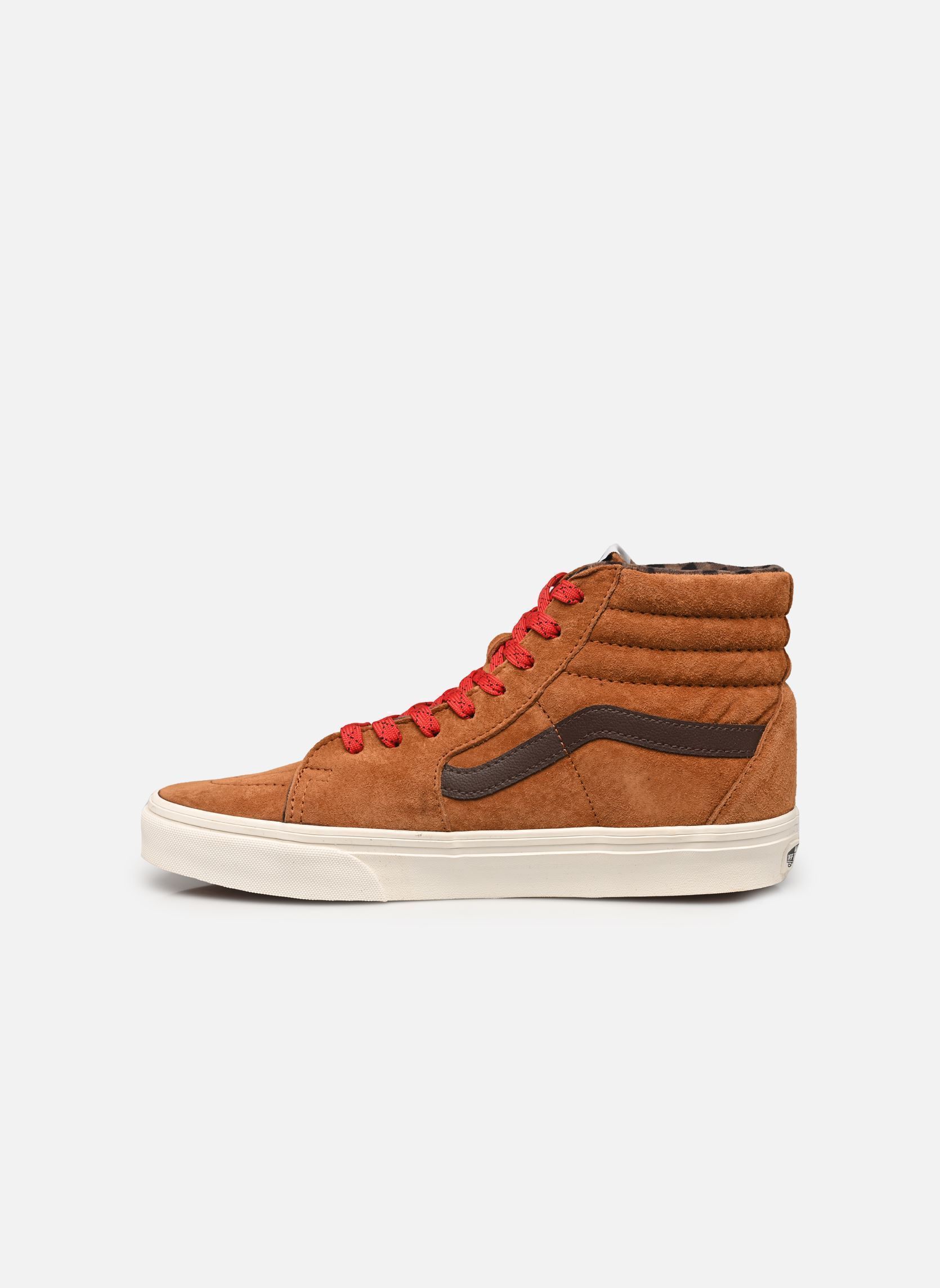 Niedrige Sneaker SK8-Hi M herren braun Vans Niedrige Sneaker SK8-Hi M herren braun PIG SUEDE PLAID GLAZED GINGER