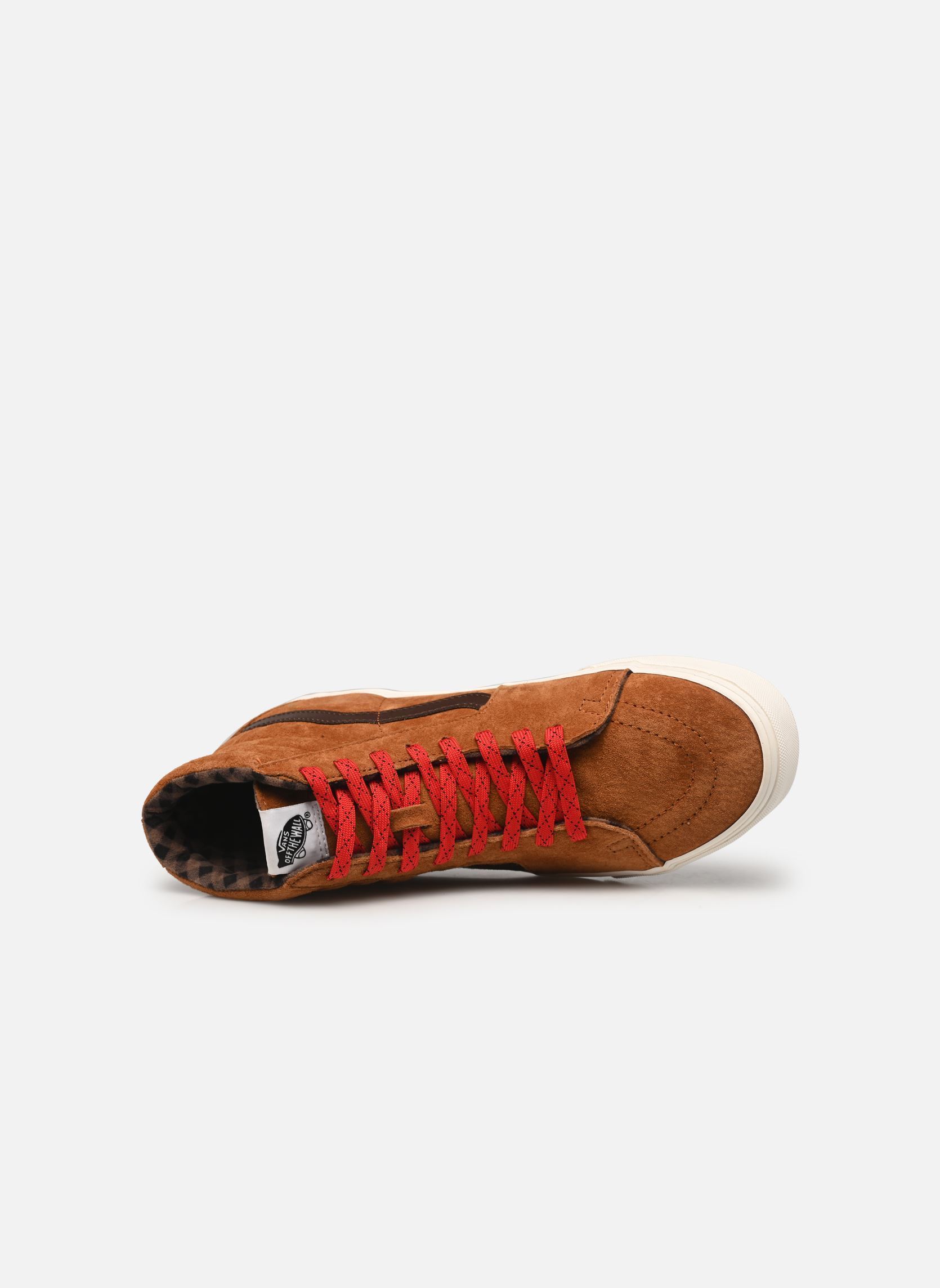 Niedrige Sneaker SK8-Hi M herren braun Vans Niedrige Sneaker SK8-Hi M herren braun PIG SUEDE PLAID GLAZED GINGER