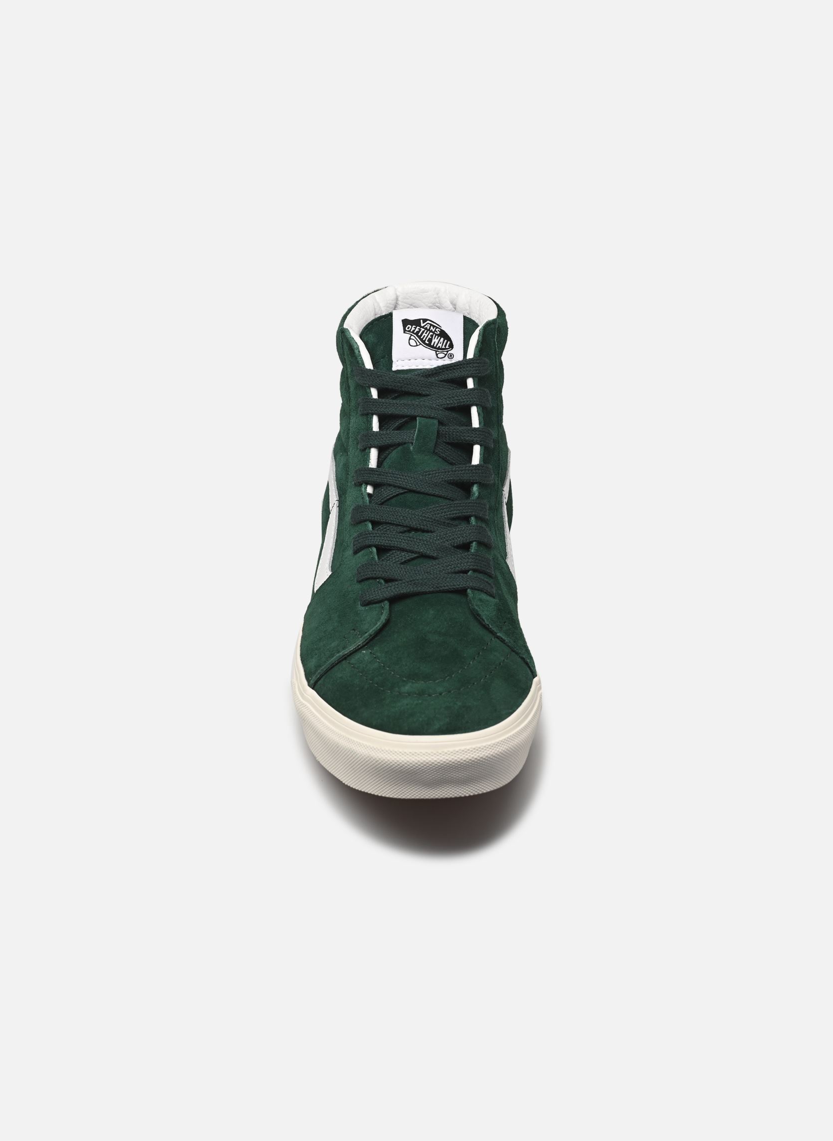 Baskets basses SK8-Hi M homme vert Vans Baskets basses SK8-Hi M homme vert PIG SUEDE EMERALD