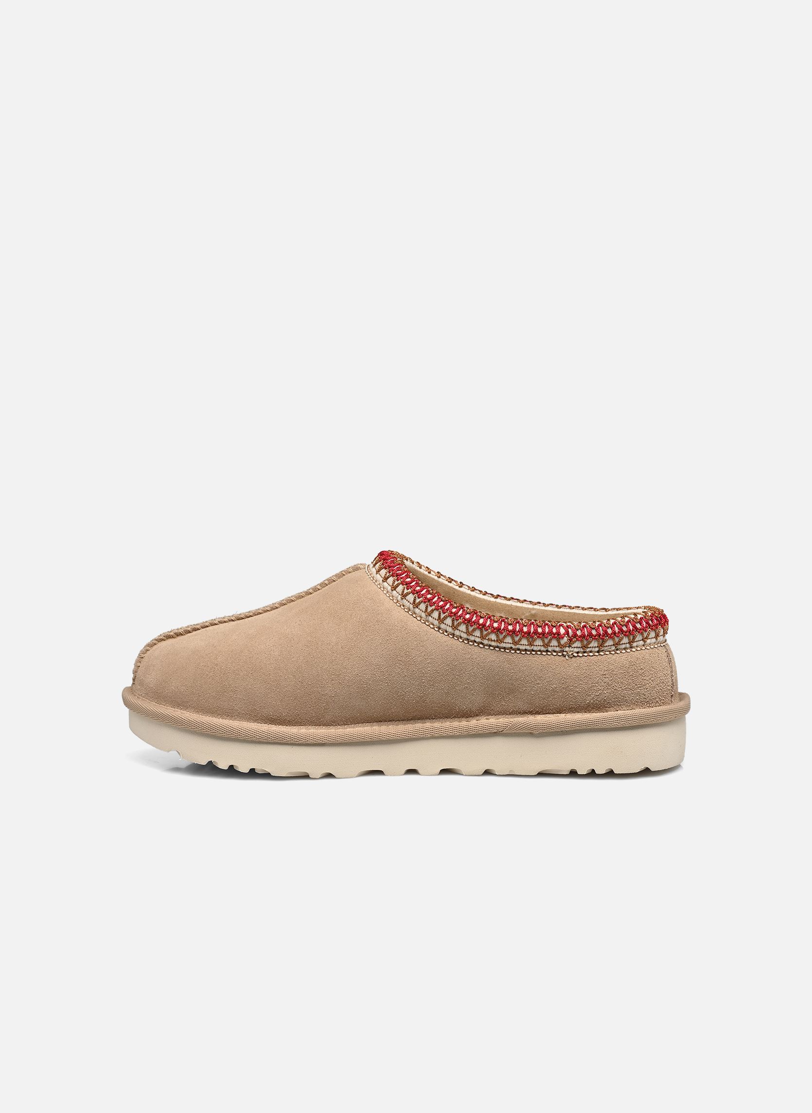 Hausschuhe W Tasman damen beige UGG Hausschuhe W Tasman damen beige SAND/DARK CHERRY
