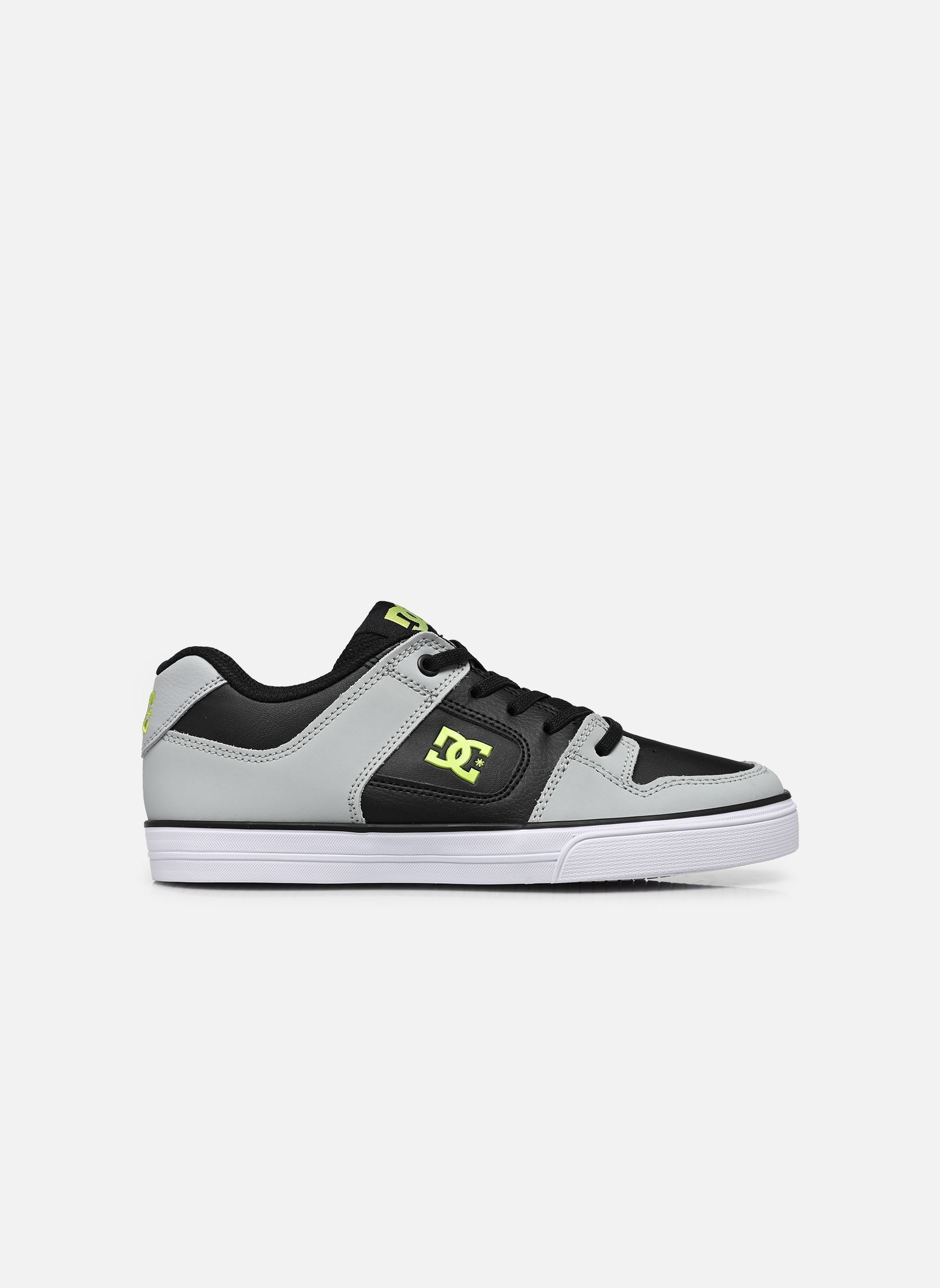 Lage sneakers Pure Elastic jongens grijs DC Shoes Lage sneakers Pure Elastic jongens grijs BLACK/GREY/LIME