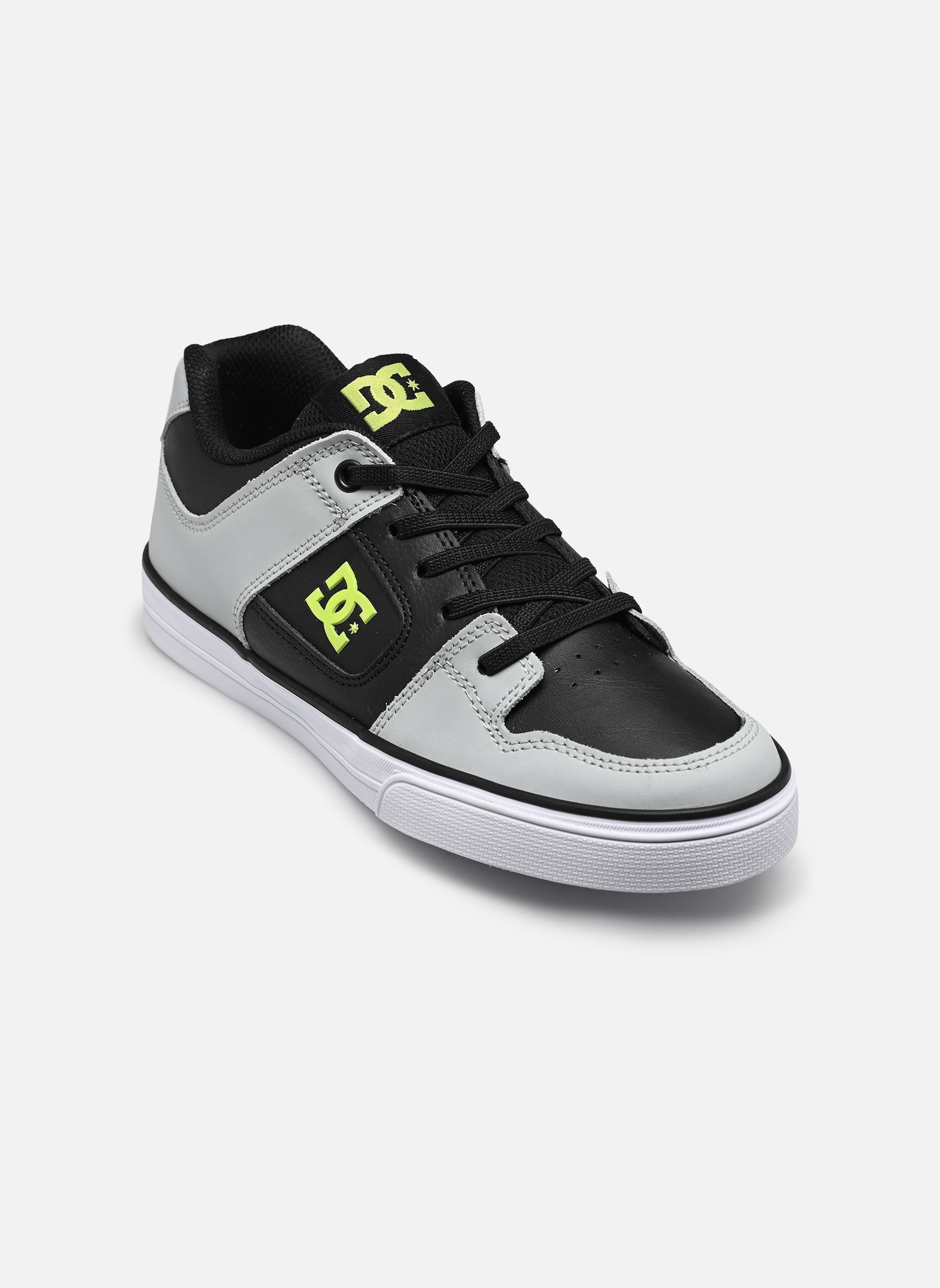 Lage sneakers Pure Elastic jongens grijs DC Shoes Lage sneakers Pure Elastic jongens grijs BLACK/GREY/LIME