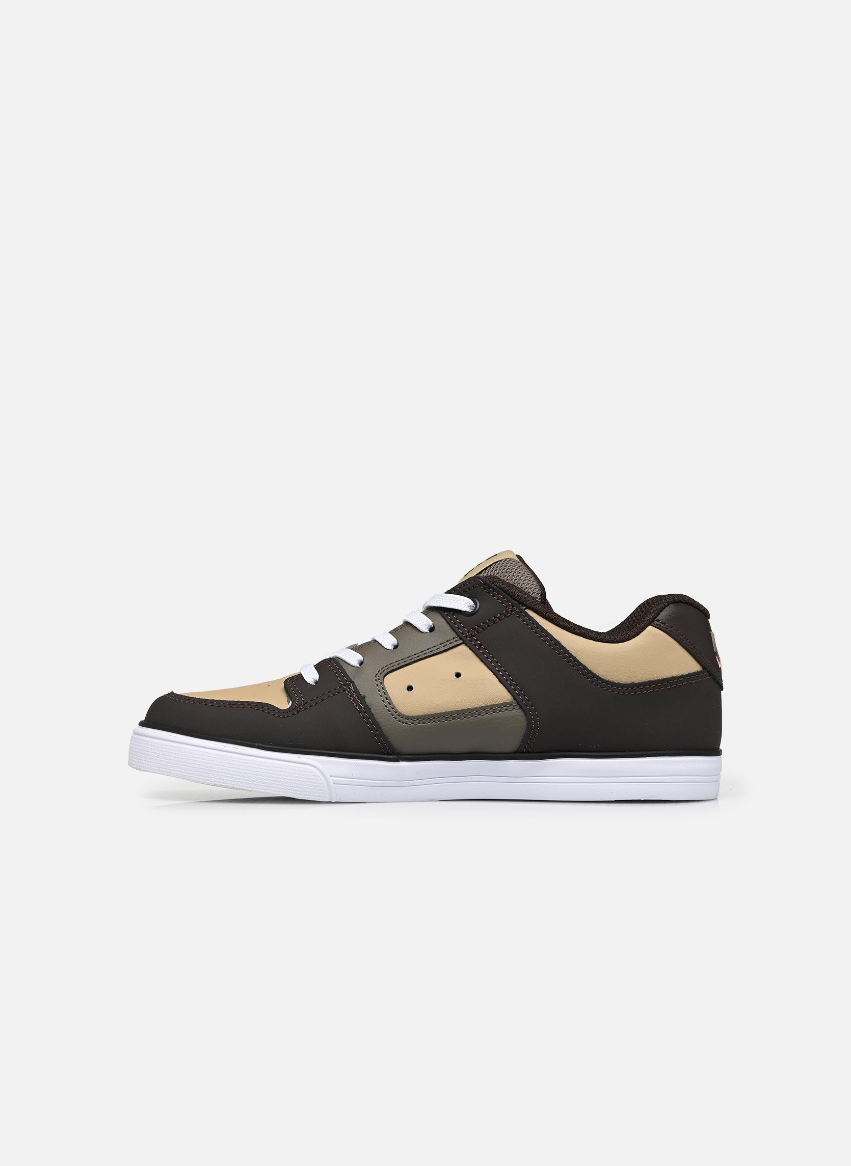 Lage sneakers Pure Elastic jongens bruin DC Shoes Lage sneakers Pure Elastic jongens bruin BROWN/WHITE