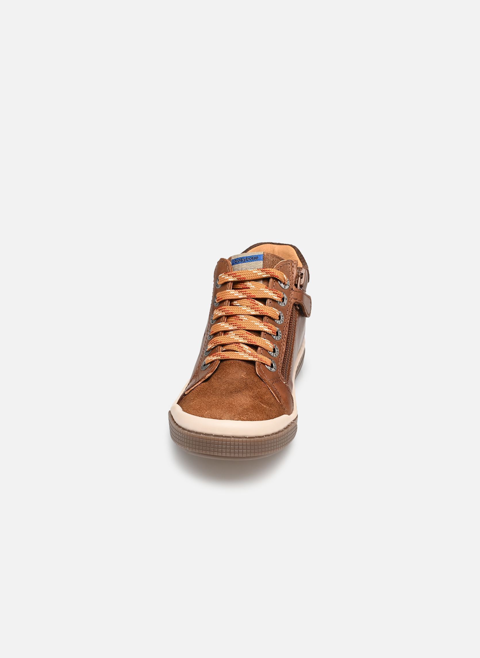 Niedrige Sneaker Adan jungen braun Babybotte Niedrige Sneaker Adan jungen braun COGNAC 3