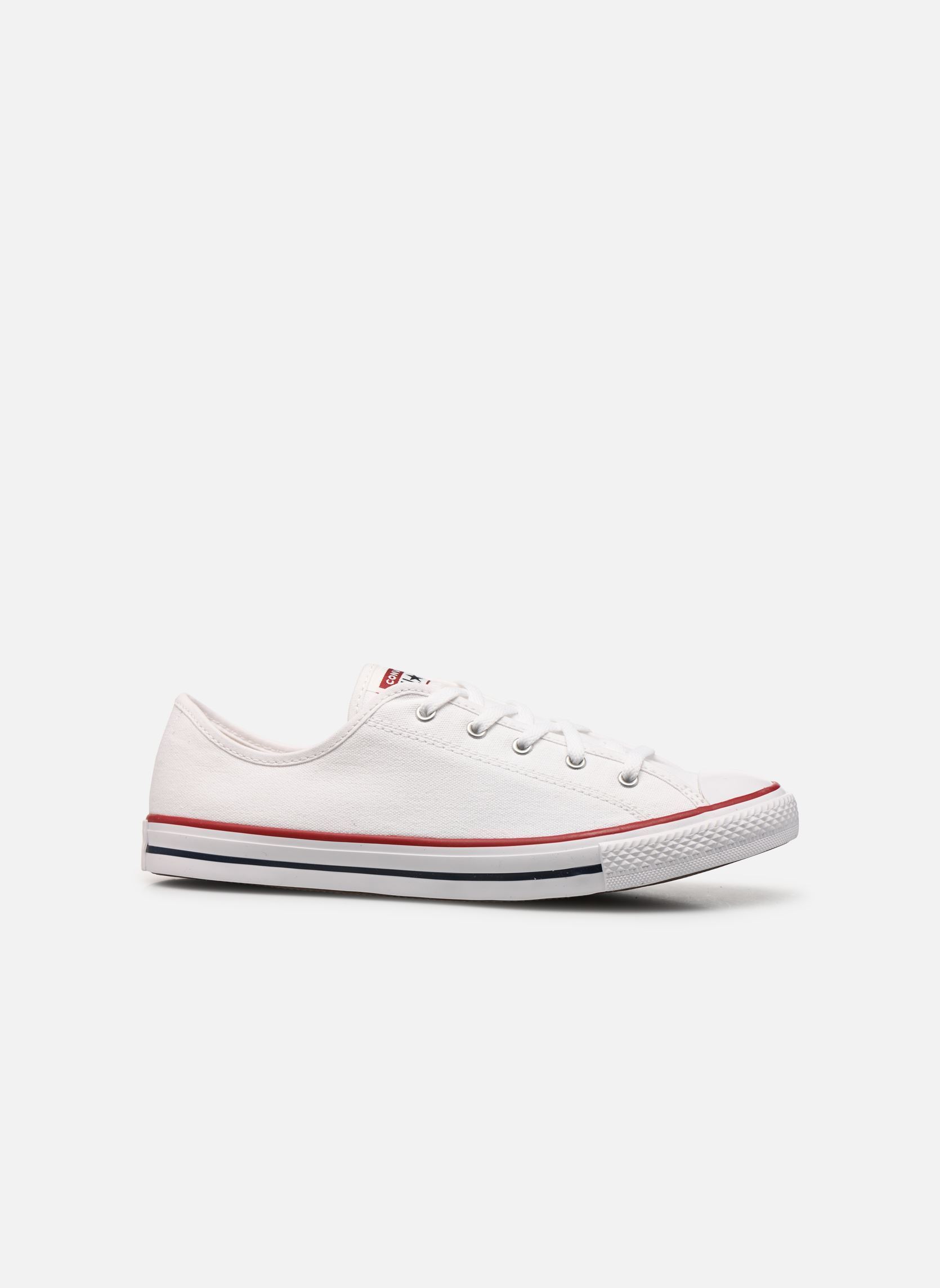 Print sneakers Chuck Taylor All Star Dainty Canvas Ox dames wit Converse Print sneakers Chuck Taylor All Star Dainty Canvas Ox dames wit WHITEREDBLUE