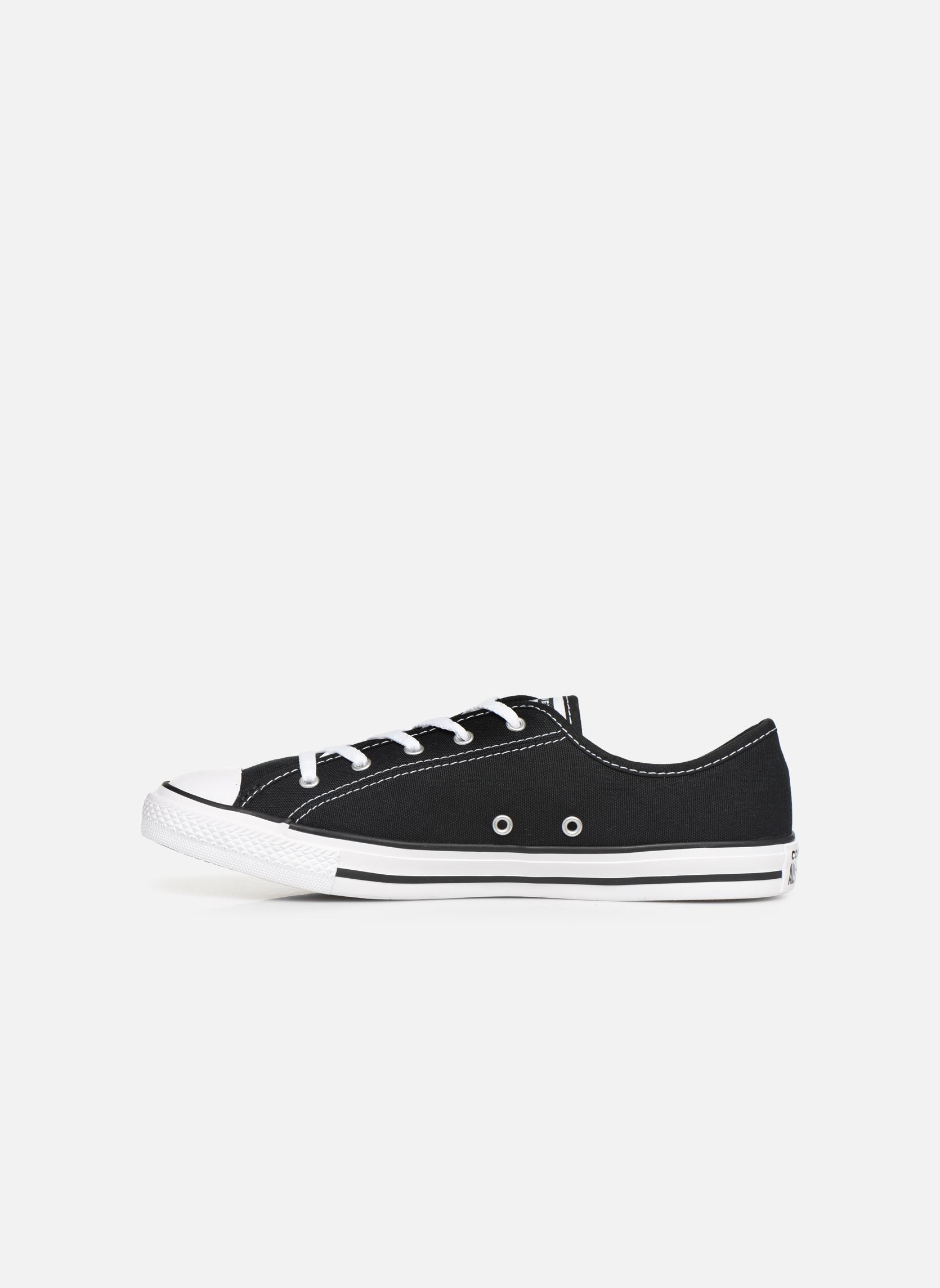 Print sneakers Chuck Taylor All Star Dainty Canvas Ox dames zwart Converse Print sneakers Chuck Taylor All Star Dainty Canvas Ox dames zwart BLACK/WHITE/BLACK