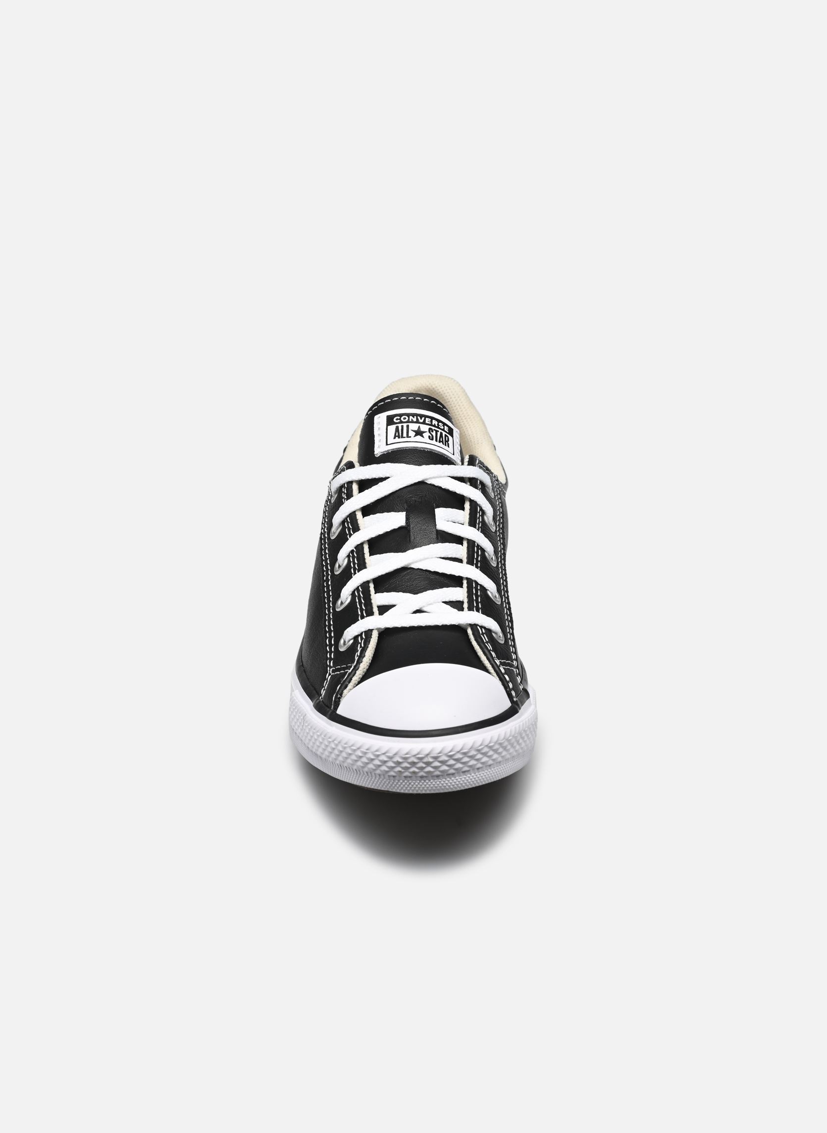 Niedrige Sneaker Chuck Taylor All Star Dainty Leather Ox damen schwarz Converse Niedrige Sneaker Chuck Taylor All Star Dainty Leather Ox damen schwarz BLACK/WHITE/BLACK