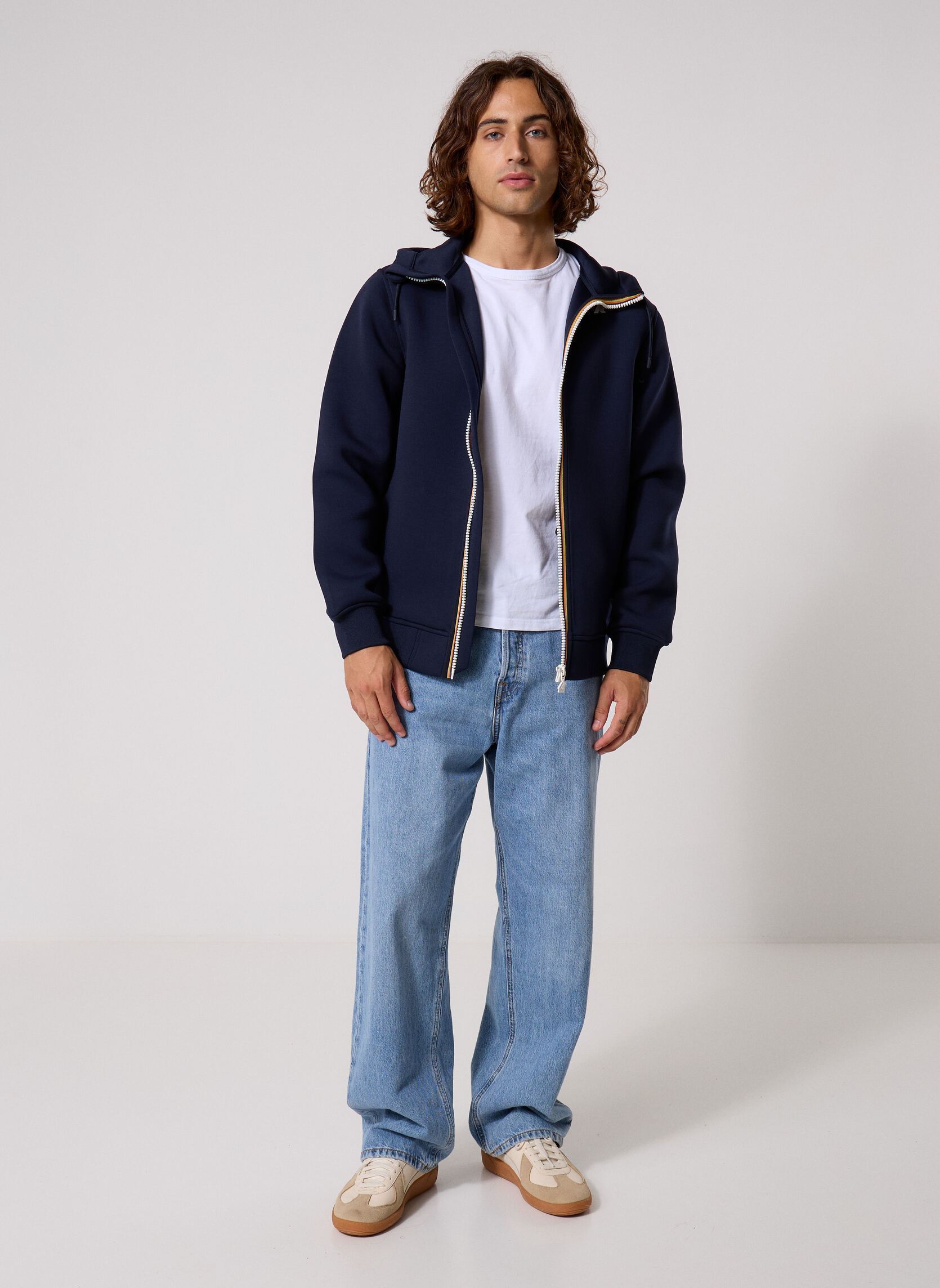 Sweatshirts mit Reißverschluss Rainer Spacer herren blau K-Way Sweatshirts mit Reißverschluss Rainer Spacer herren blau BLUE DEPTH