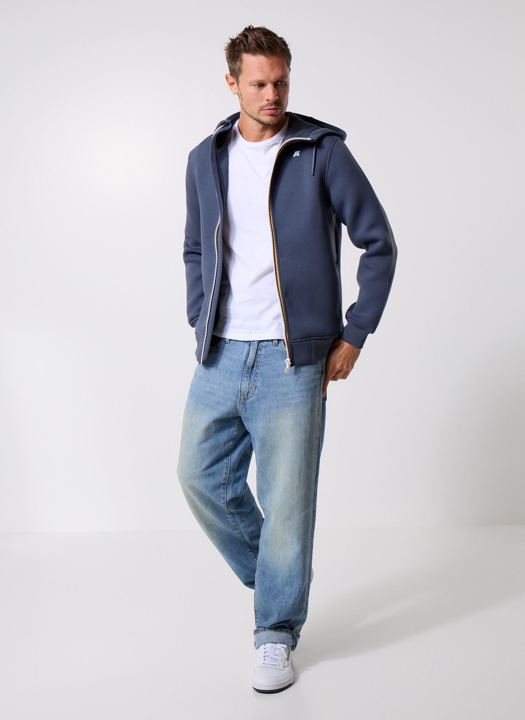 Sweats zippés Rainer Spacer homme bleu K-Way Sweats zippés Rainer Spacer homme bleu BLUE AIRFORCE