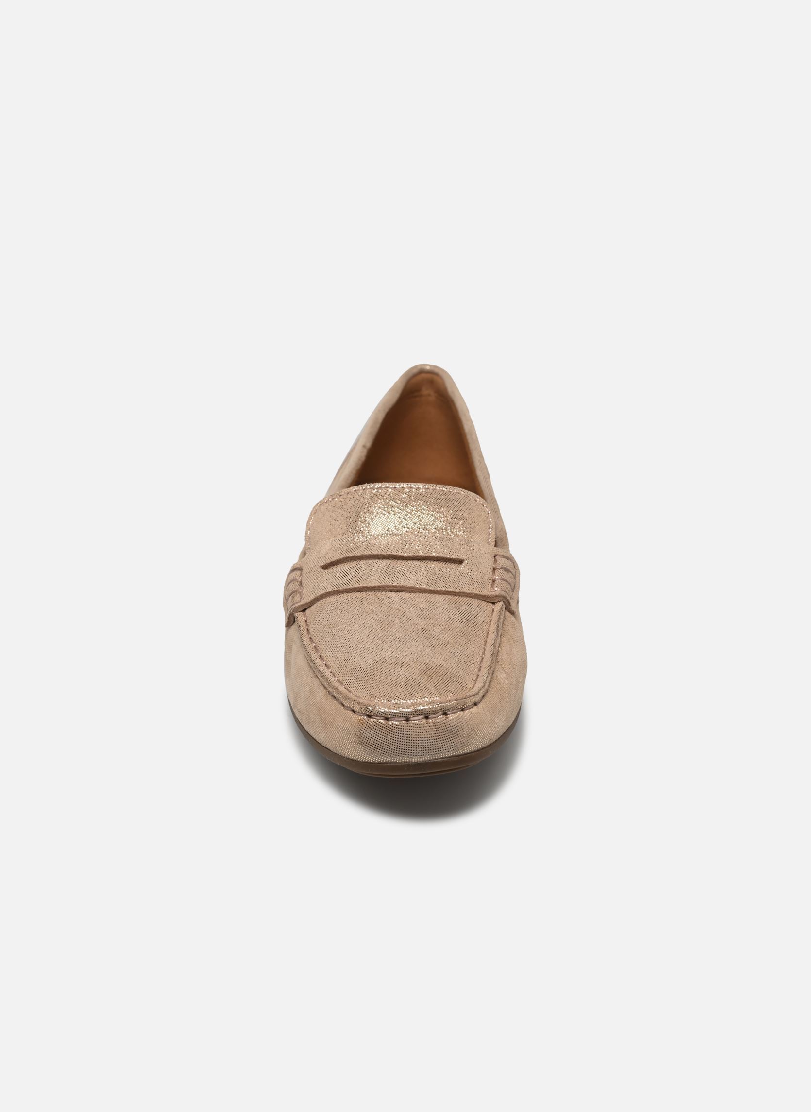 Mocassins D ANNYTAH MOC dames goud en brons Geox Mocassins D ANNYTAH MOC dames goud en brons OR PÂLE