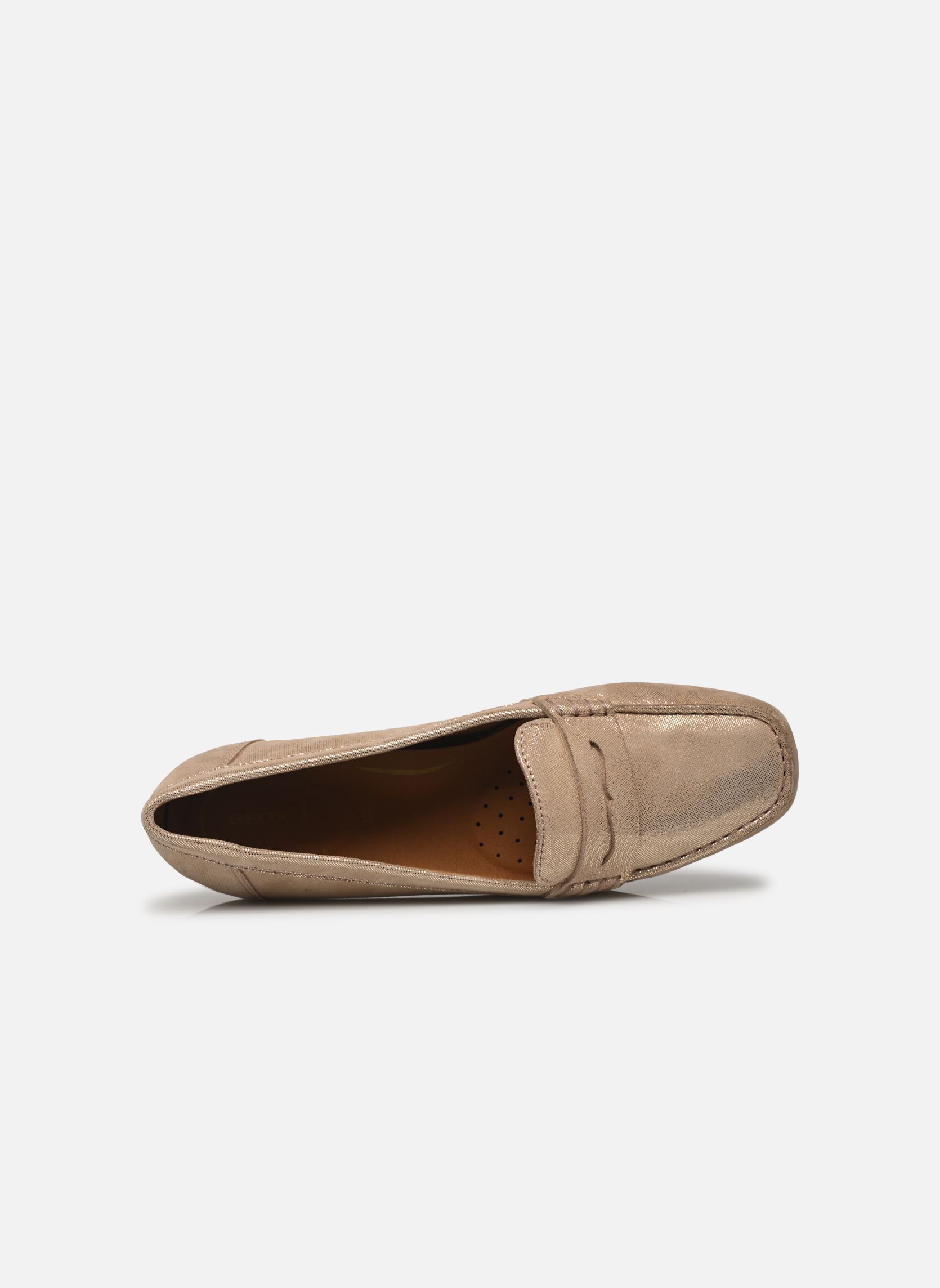 Mocassins D ANNYTAH MOC dames goud en brons Geox Mocassins D ANNYTAH MOC dames goud en brons OR PÂLE