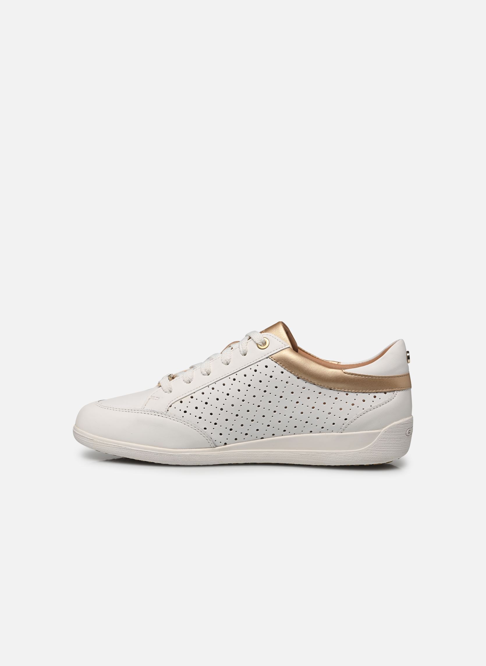 Niedrige Sneaker D MYRIA damen weiß Geox Niedrige Sneaker D MYRIA damen weiß Blanc